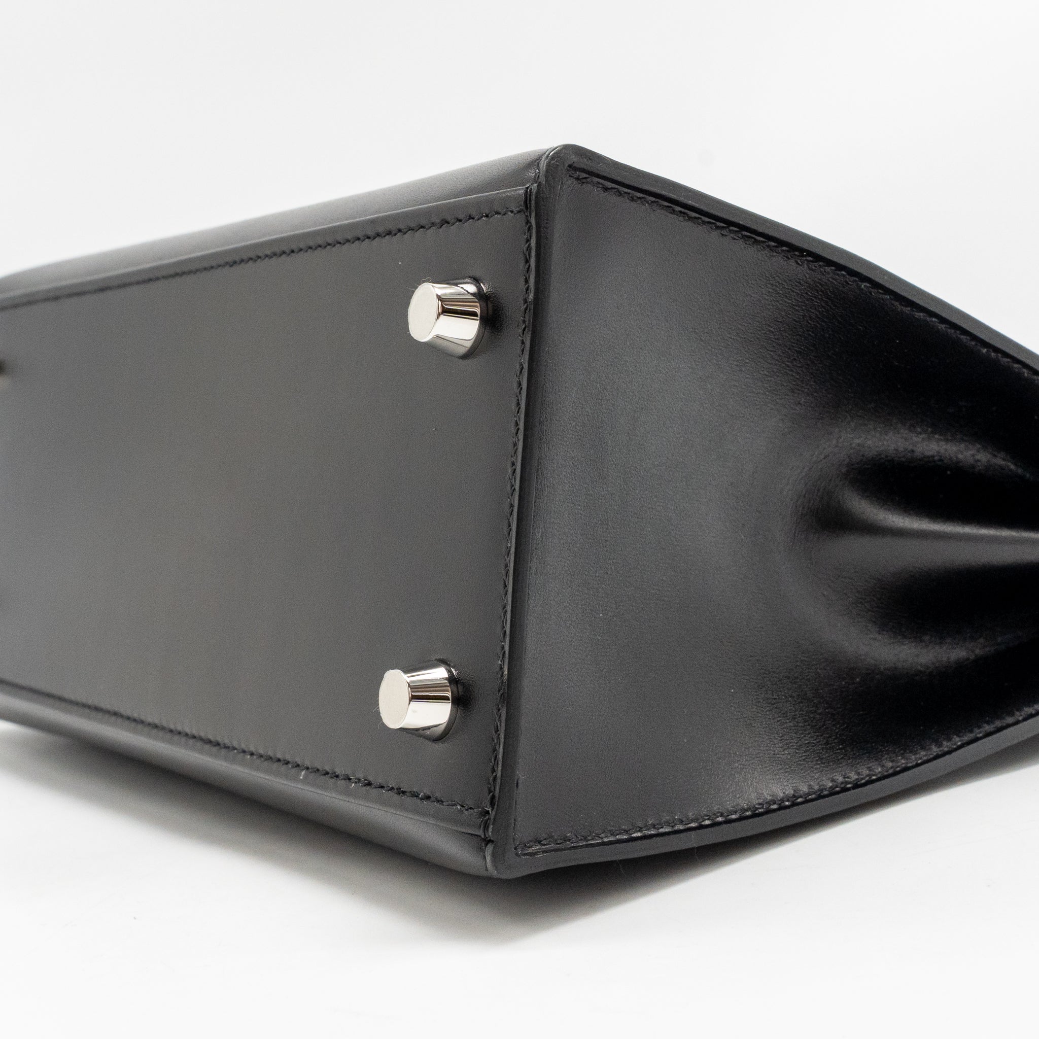 HERMES KELLY 25 BOX BLACK SHW
