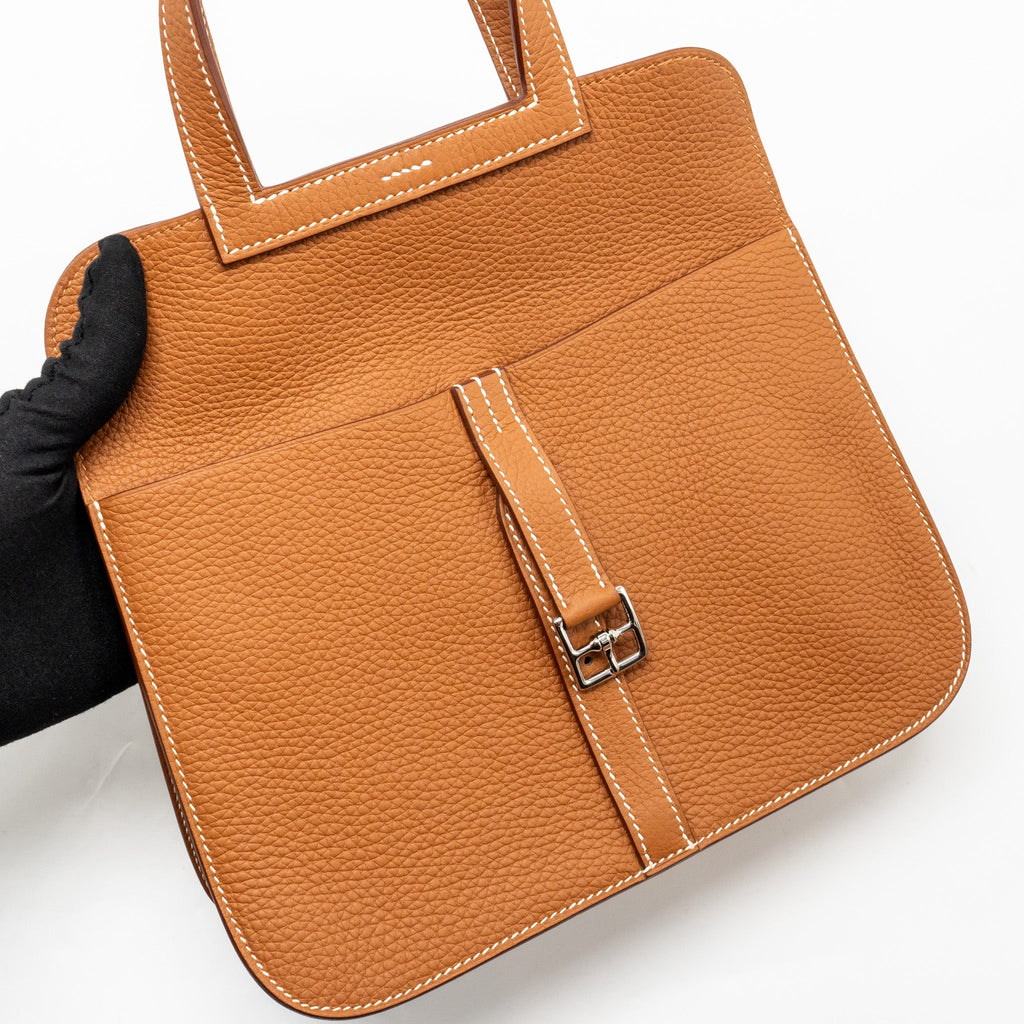 HERMES HALZAN 25 CLEMENCE GOLD SHW
