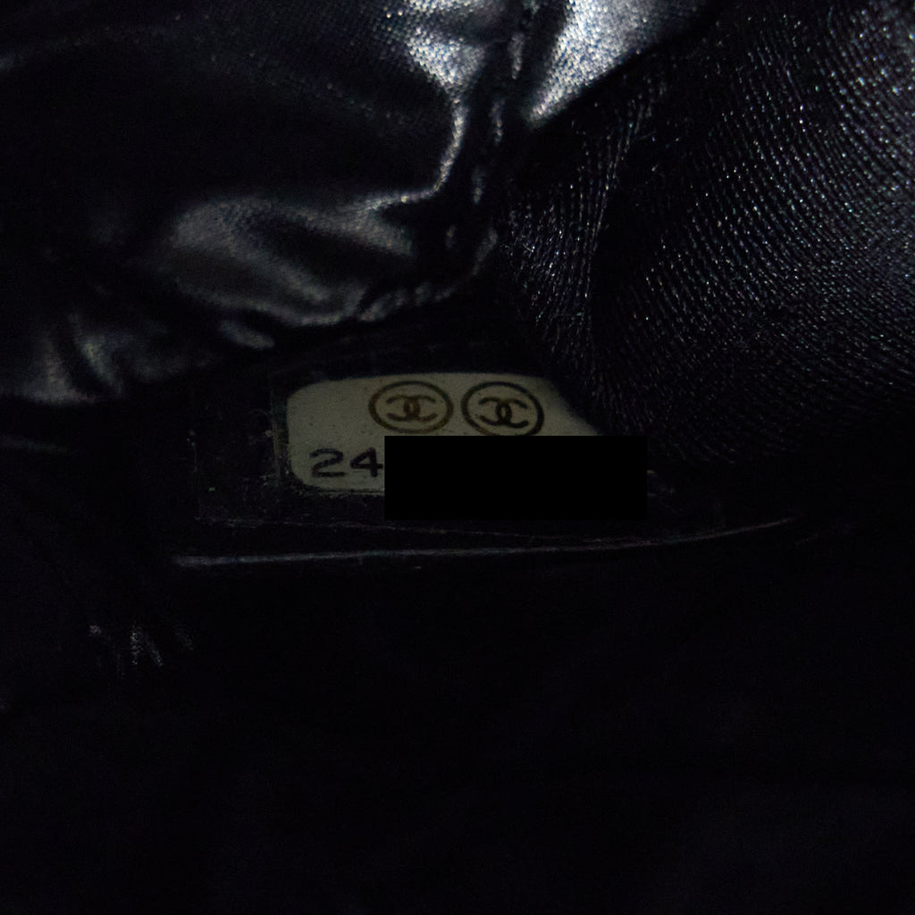 CHANEL BOY CLUTCH LAMBSKIN BLACK SHW