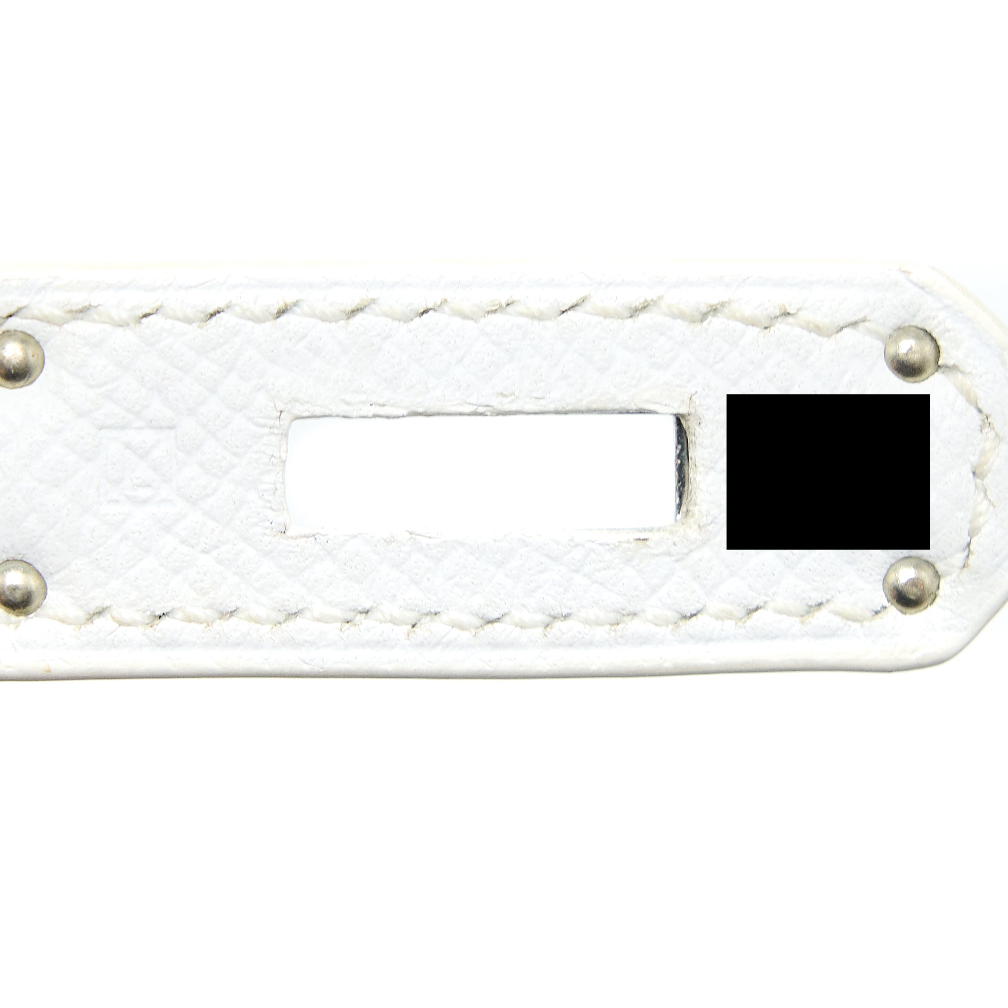HERMES KELLY 32 EPSOM BLANC SHW