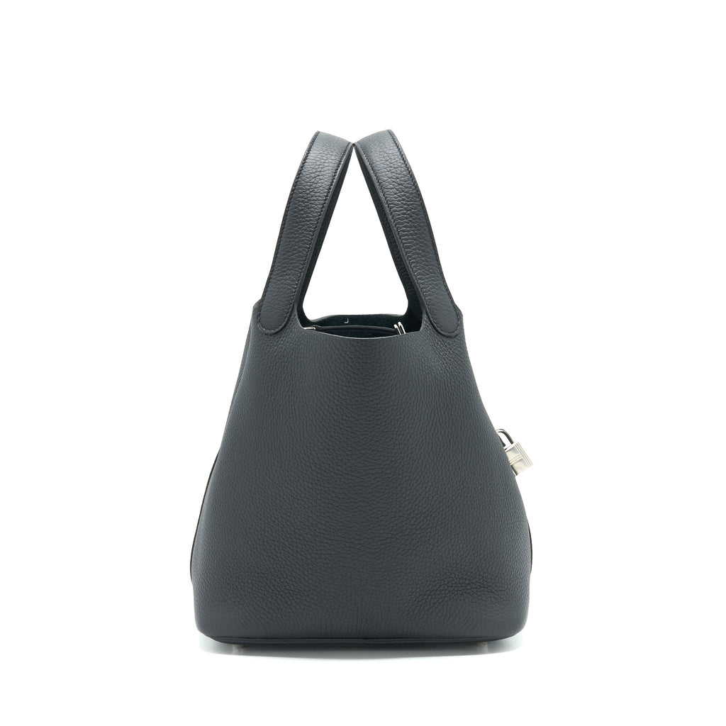 HERMES PICOTIN 22 LOCK BAG BLACK SHW
