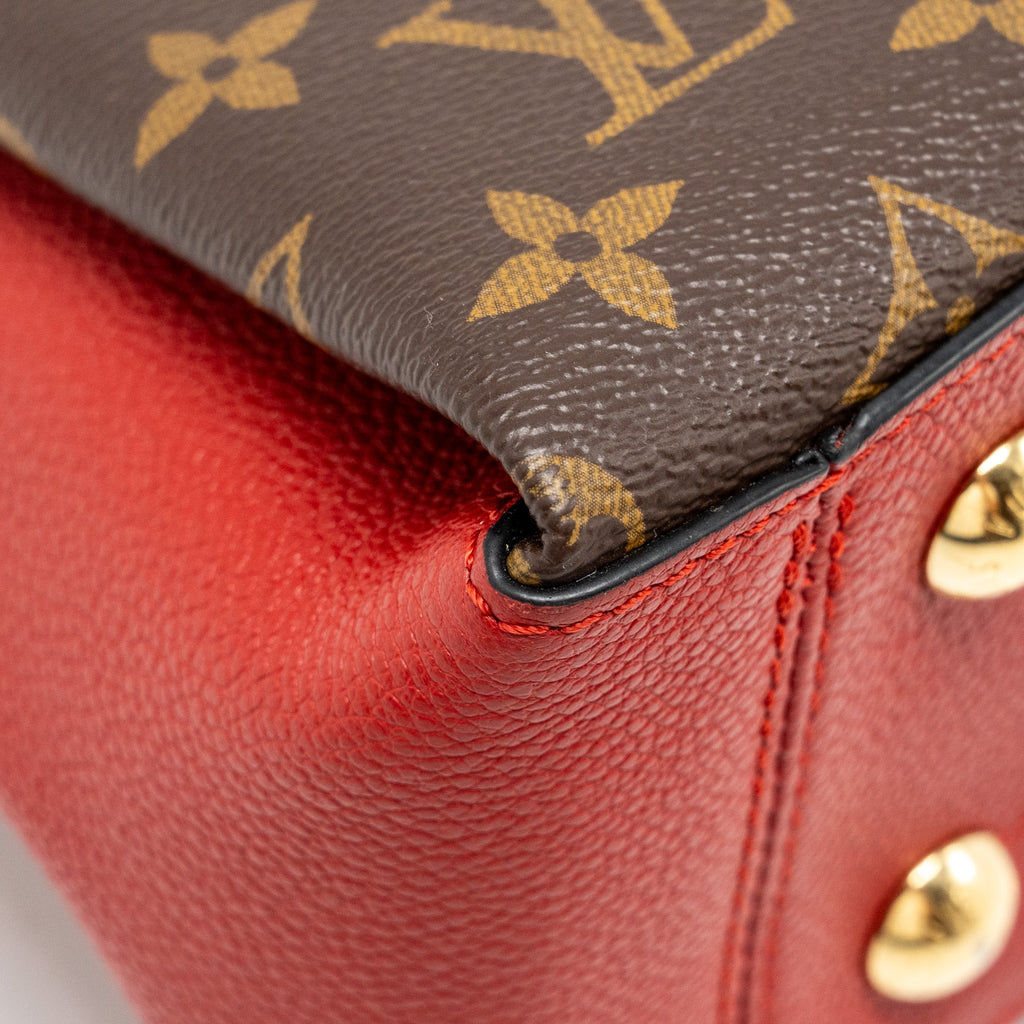 LOUIS VUITTON SURENE BB MONOGRAM CANVAS RED GHW