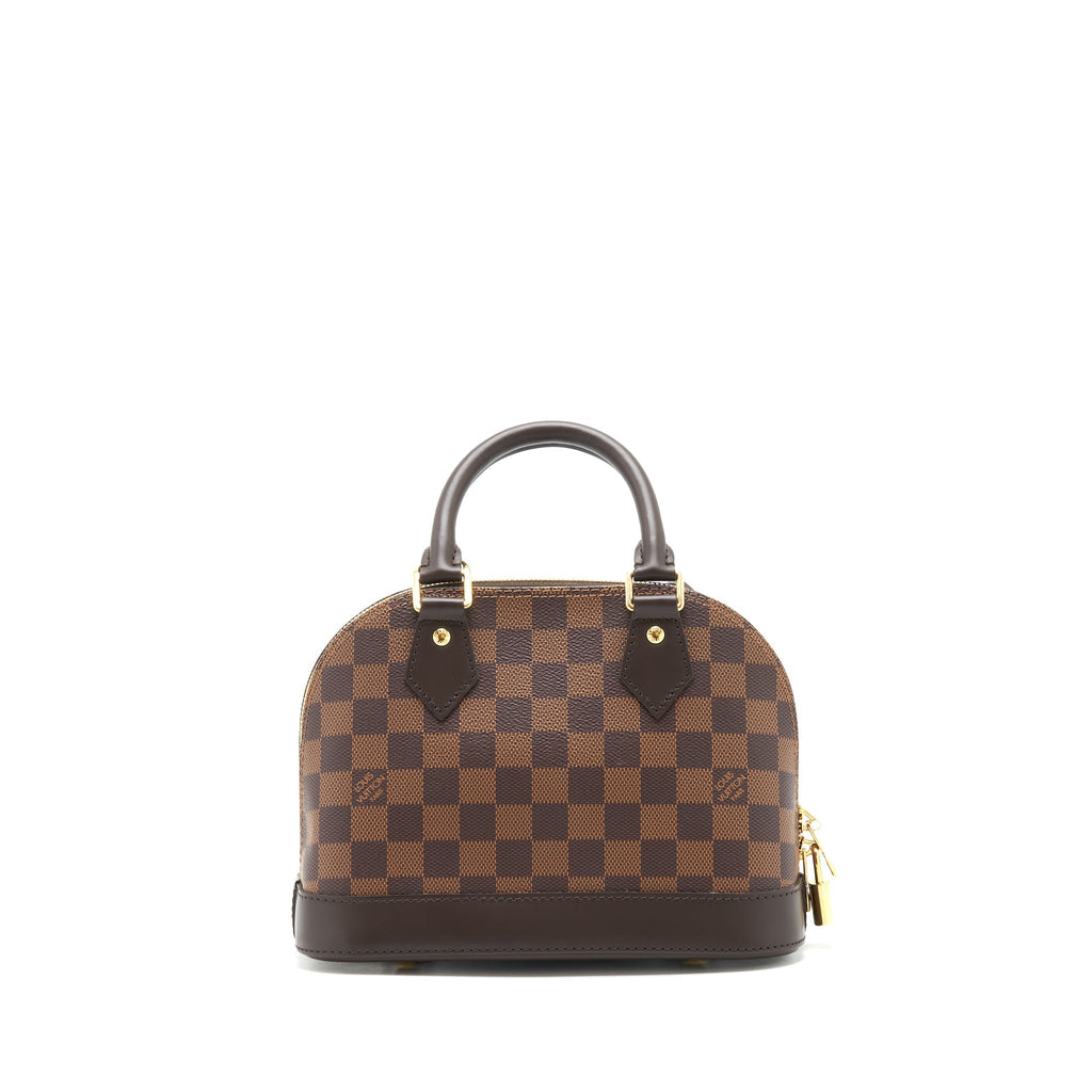 LOUIS VUITTON ALMA BB DAMIER EBENE CANVAS