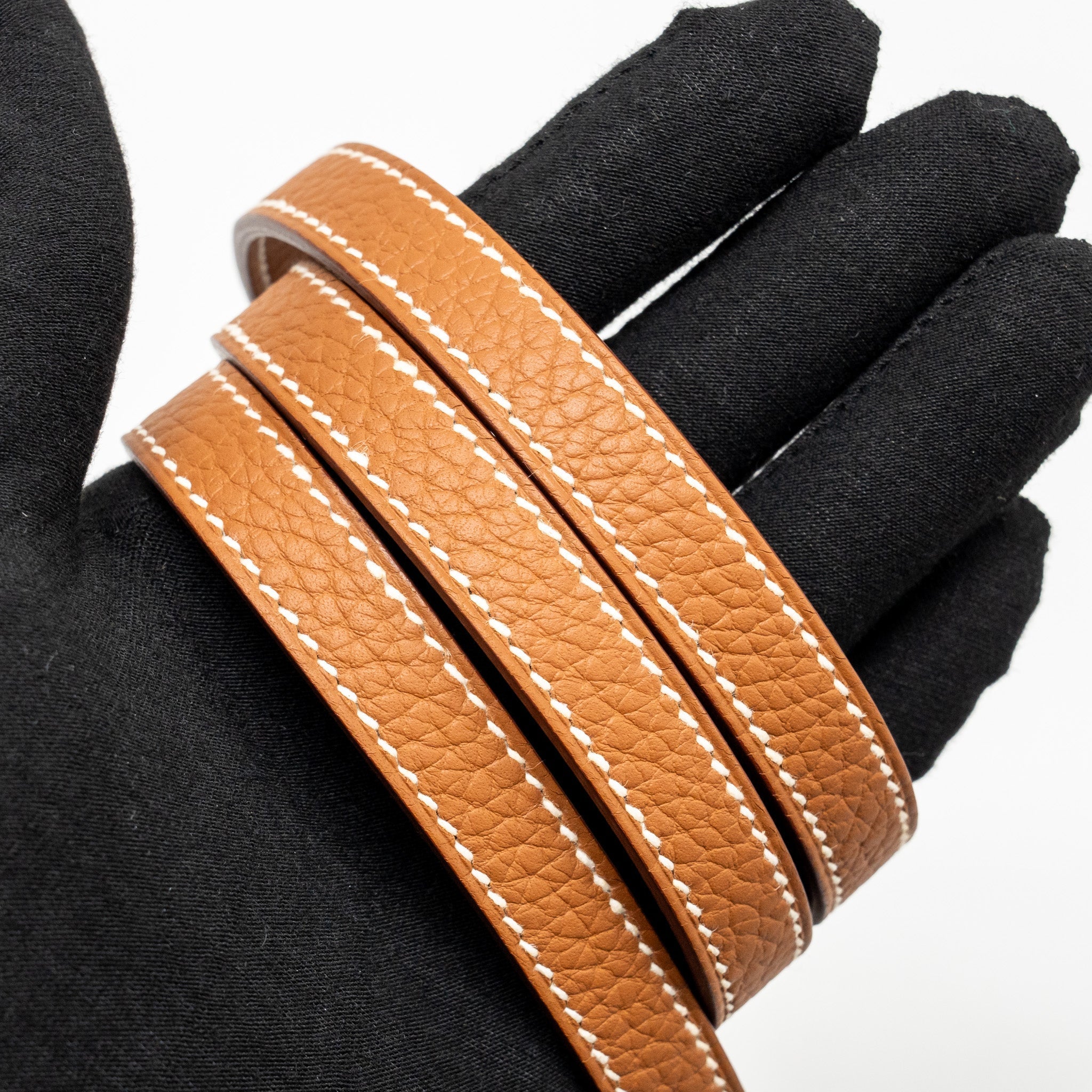 HERMES HALZAN 25 CLEMENCE GOLD SHW