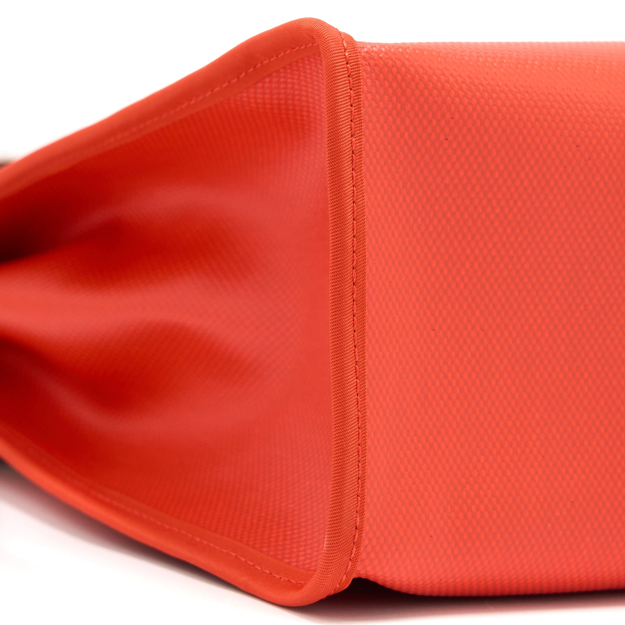 HERMES HERBAG 31 WITH BERLINE CANVAS AND HUNTER ORANGE MECANO/ECRU- BEIGE SHW