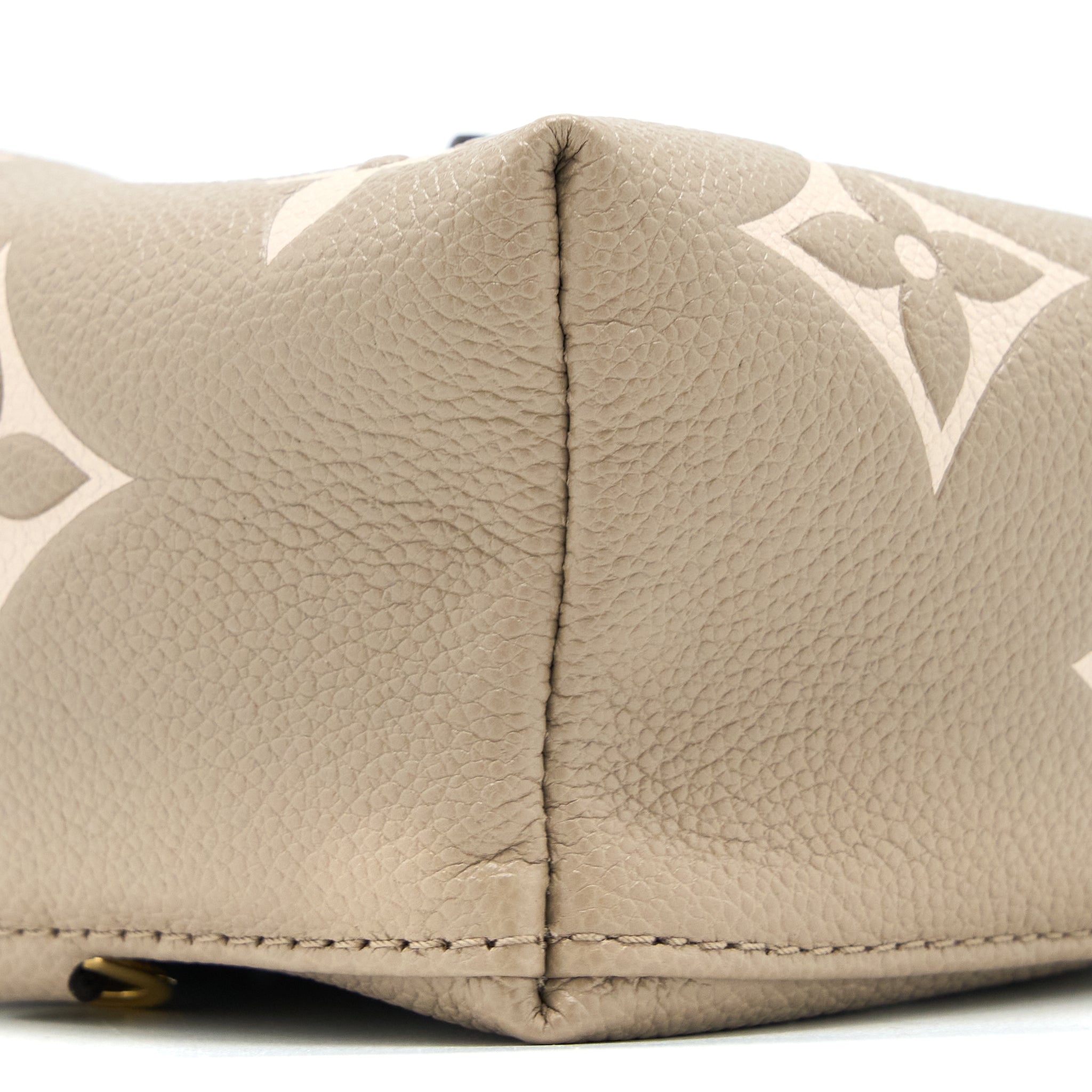 LOUIS VUITTON TINY BACKPACK MONOGRAM EMPREINTE TOURTERELLE BEIGE/ CREAM GHW