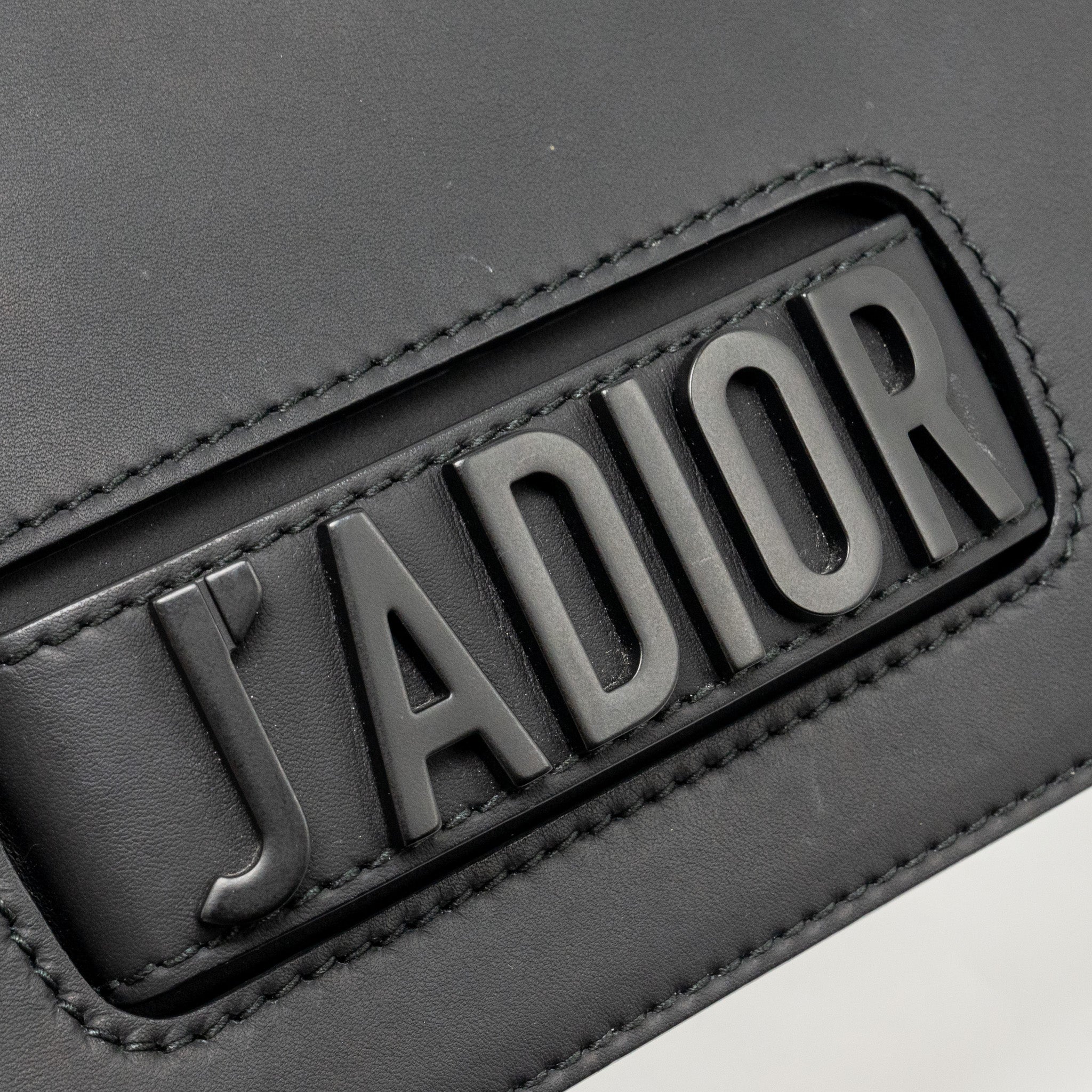 DIOR JADIOR FLAP BAG CALFSKIN SO BLACK