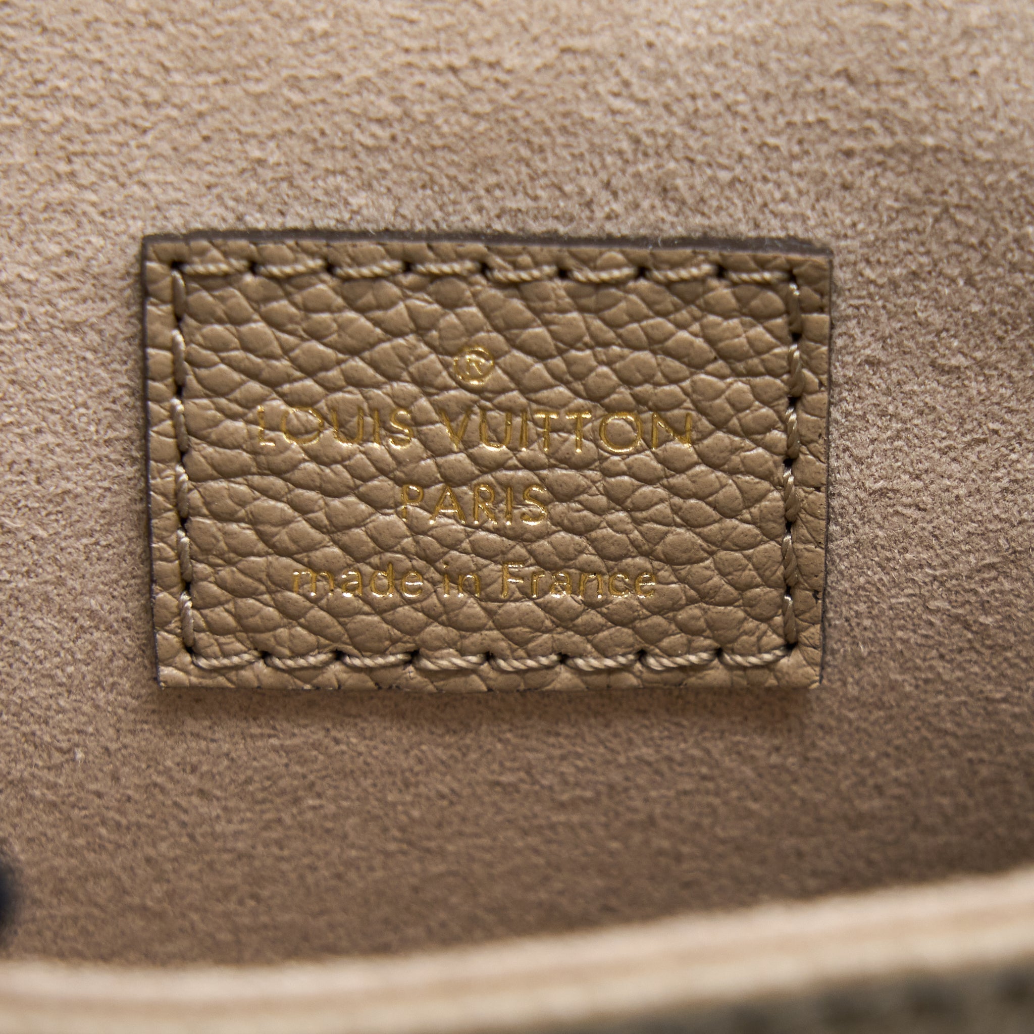 LOUIS VUITTON TINY BACKPACK MONOGRAM EMPREINTE TOURTERELLE BEIGE/ CREAM GHW