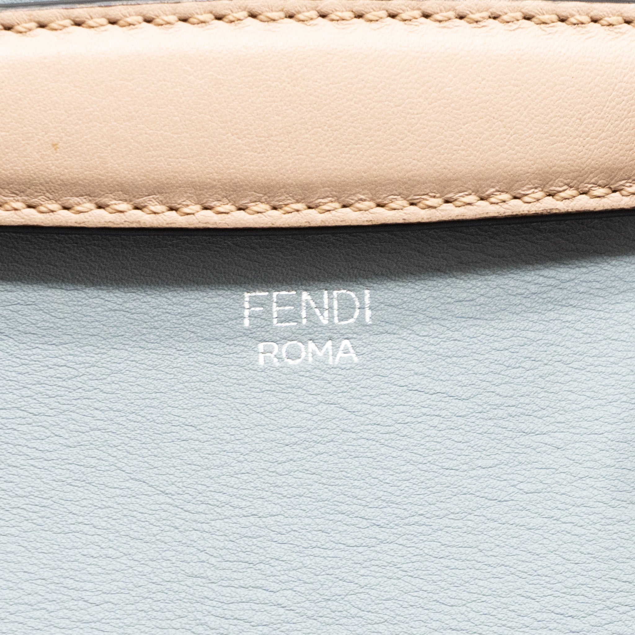 FENDI BY THE WAY CALFSKIN MULTICOLOUR LIGHT BLUE / PINK SHW