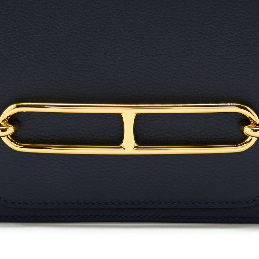 HERMES MINI ROULIS EVERCOLOUR BLUE NUIT GHW