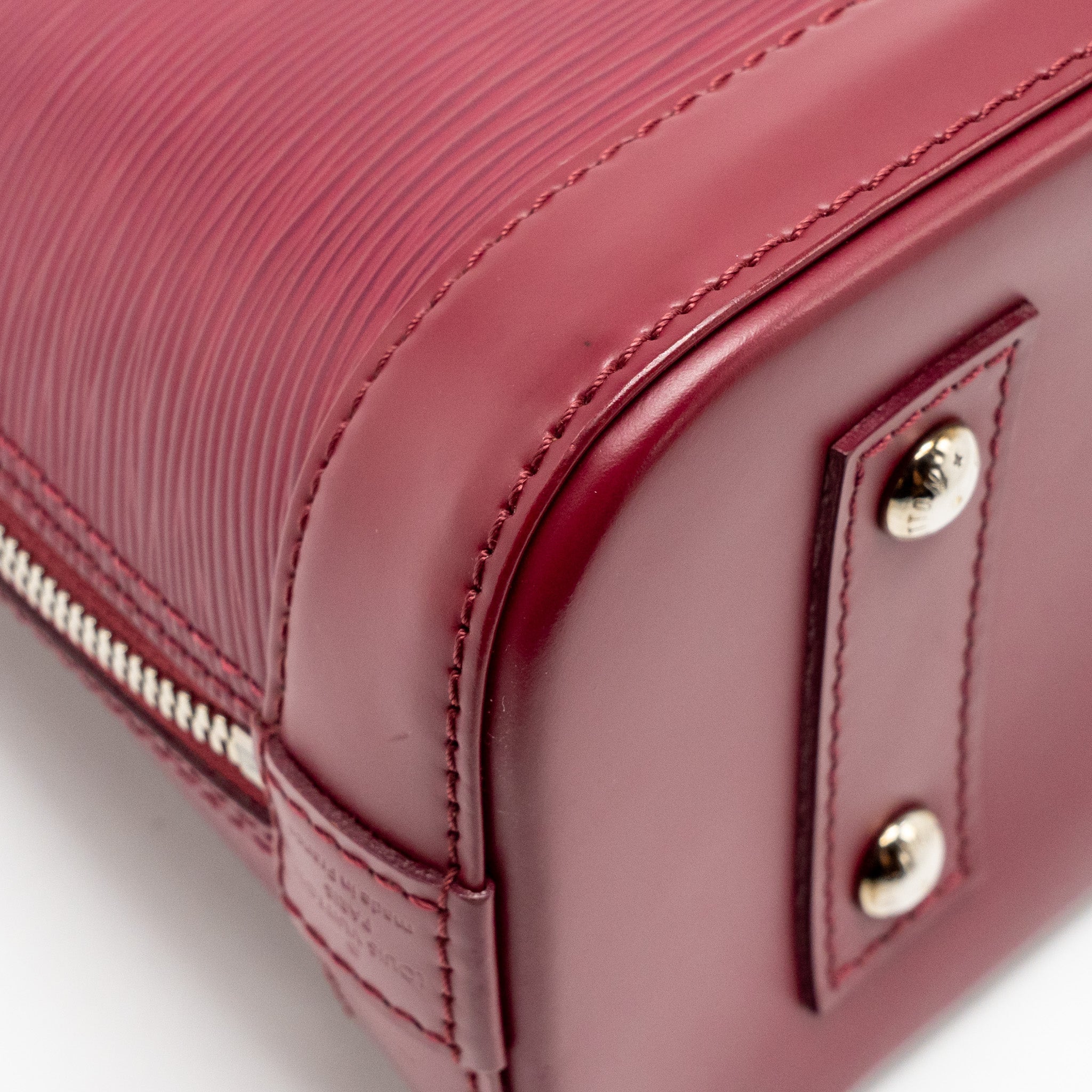 LOUIS VUITTON ALMA BB EPI RASPBERRY SHW