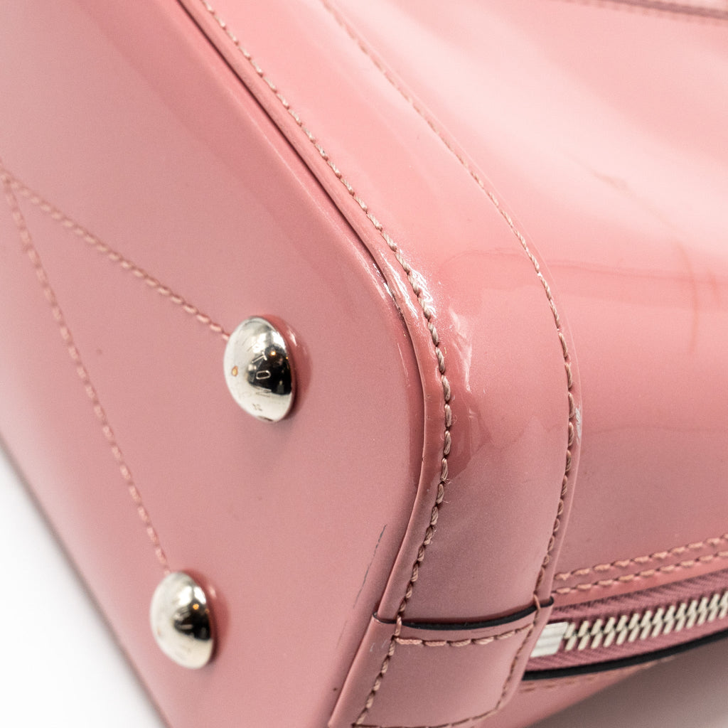 LOUIS VUITTON ALMA BB VERNIS PATENT ROSE BLUSH SHW