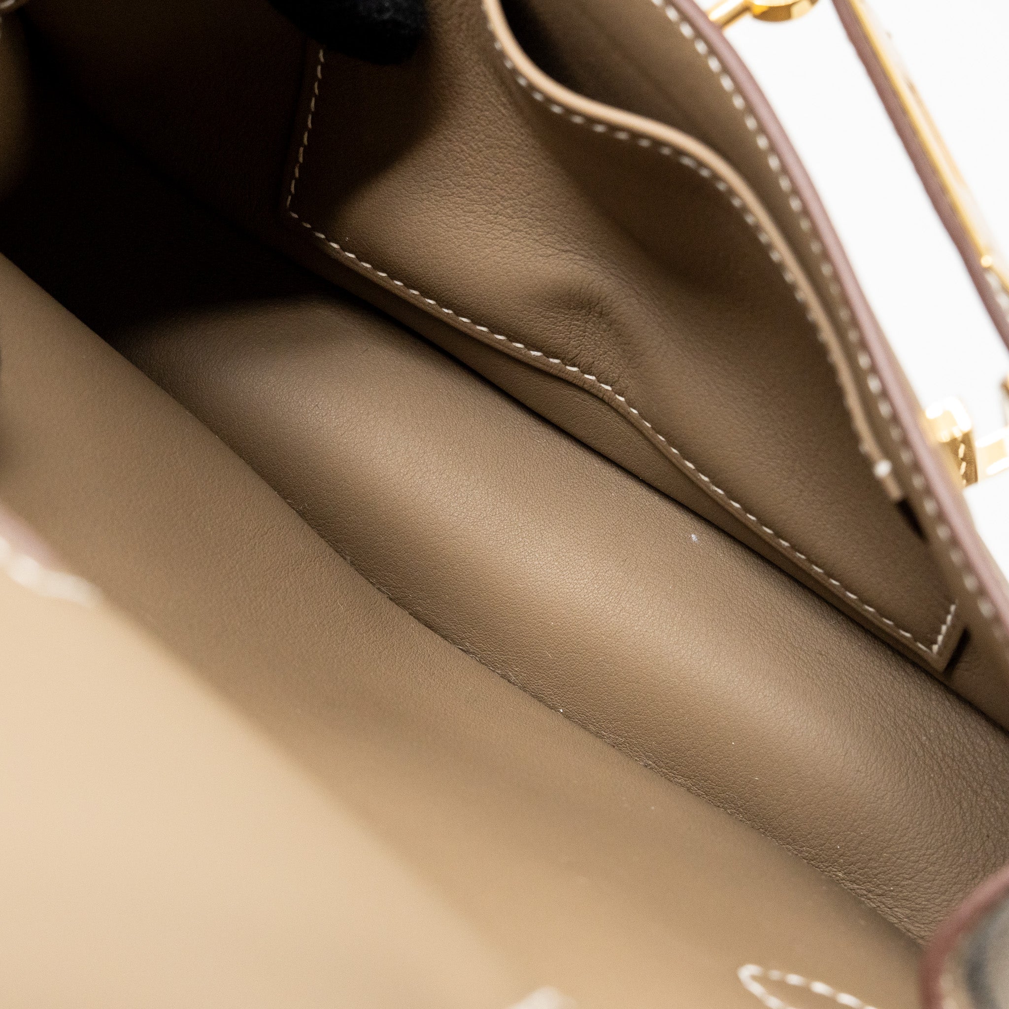 HERMES MINI JYPSIERE SWIFT ETOUPE GHW