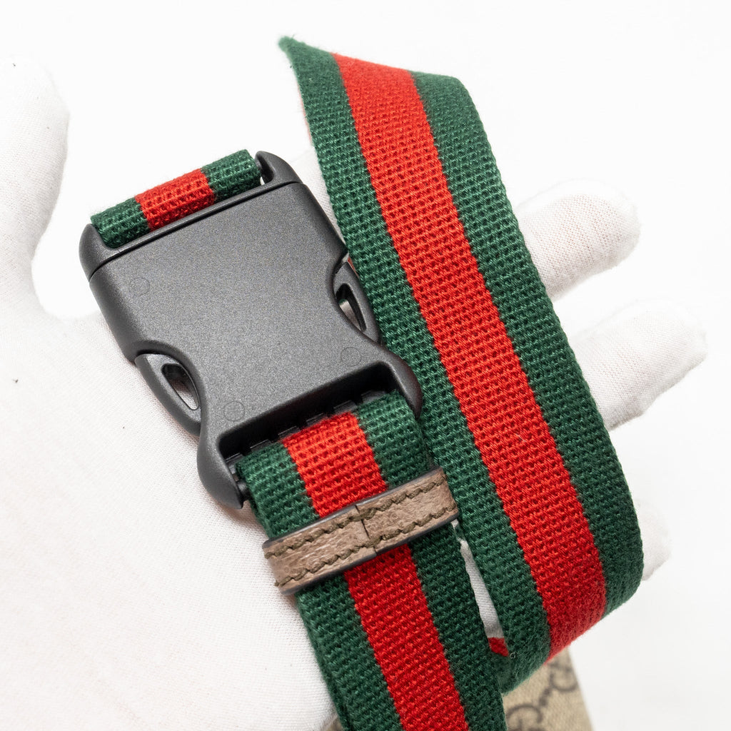 GUCCI VINTAGE NEO BELT BAG GG SUPREME CANVAS GHW