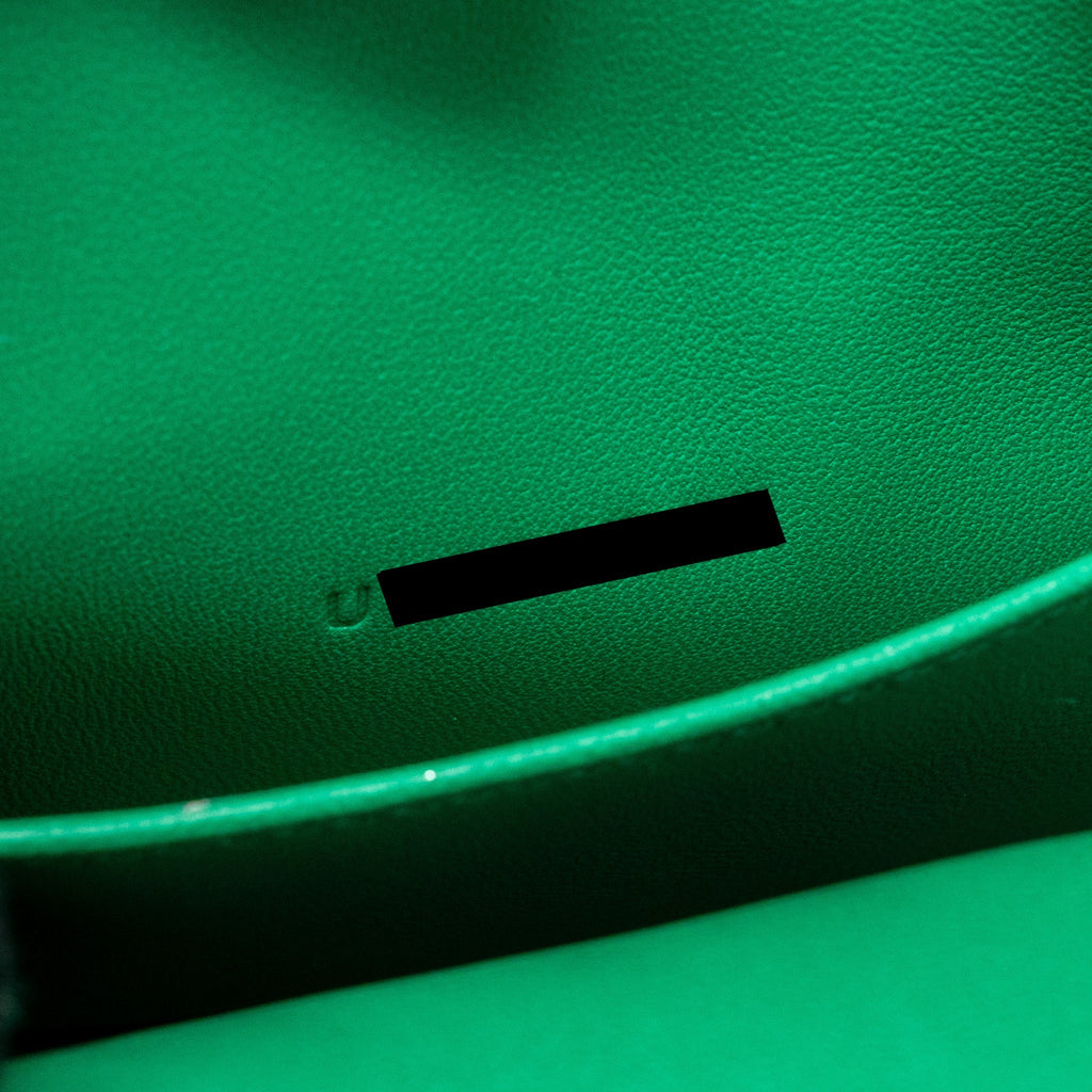 HERMES MINI BOLIDE CHÈVRE MYSORE 6W MENTHE SHW