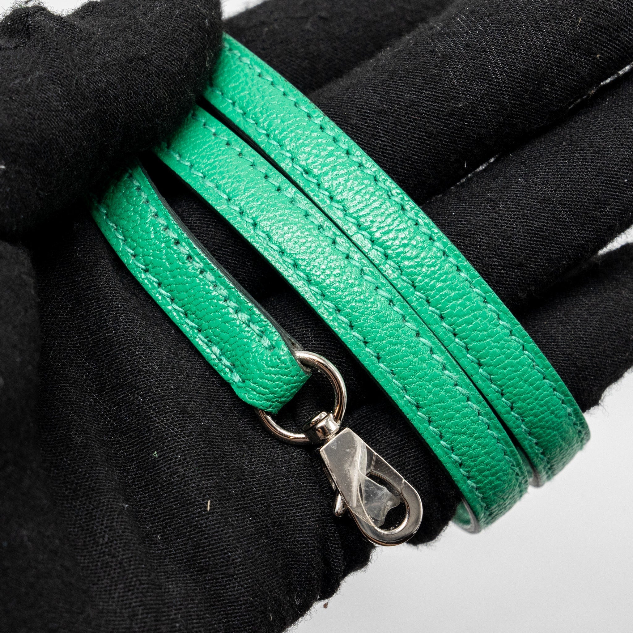 HERMES MINI BOLIDE CHÈVRE MYSORE 6W MENTHE SHW