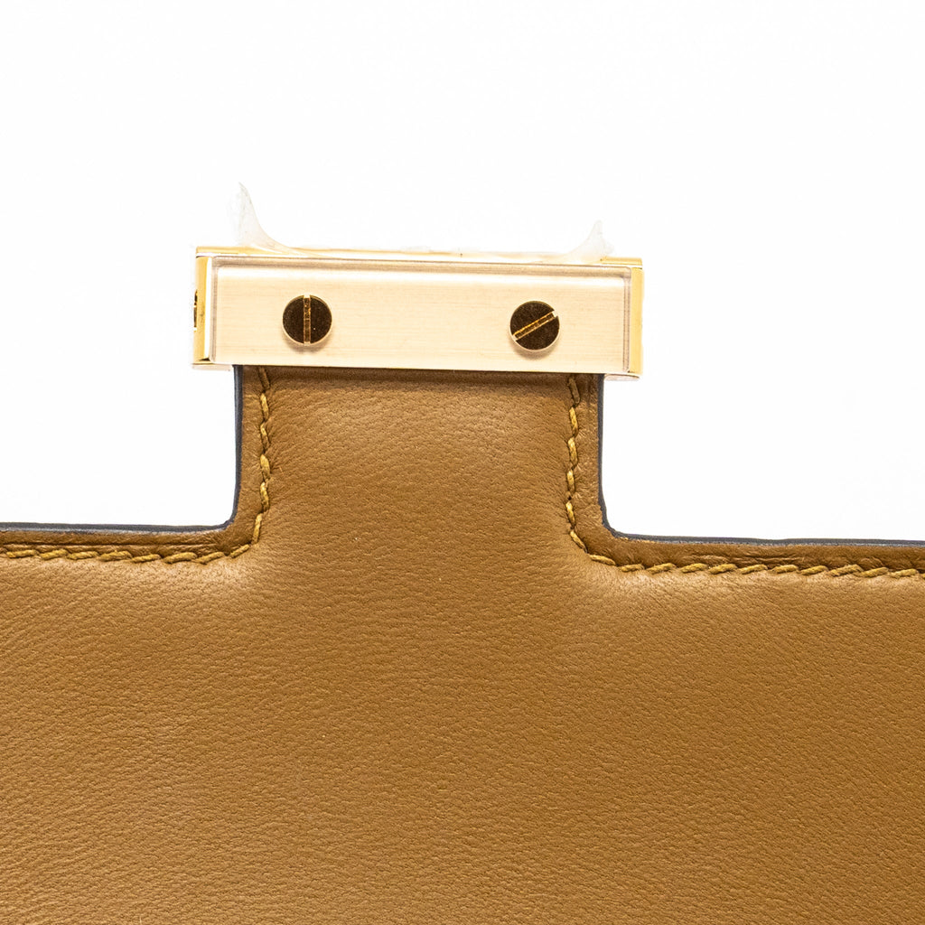 HERMES MINI CONSTANCE CHÈVRE MYSORE KRAFT GHW
