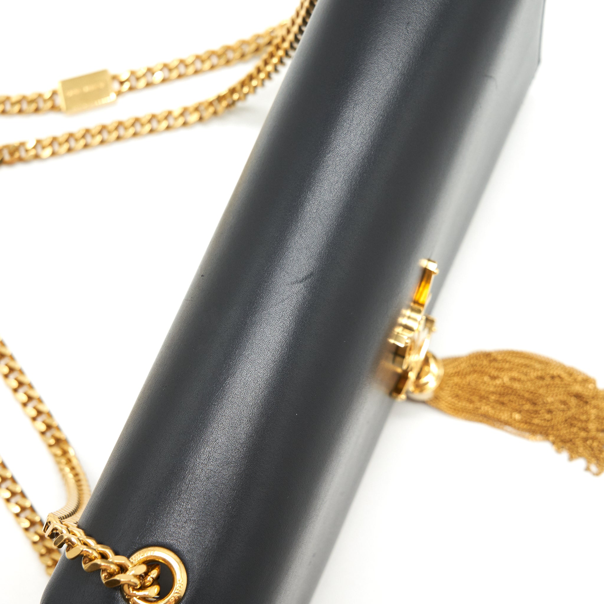 SAINT LAURENT MEDIUM KATE BAG TASSEL BLACK GHW