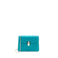 BVLGARI SERPENTI FOREVER CROSSBODY BAG CALFSKIN GREEN LGHW