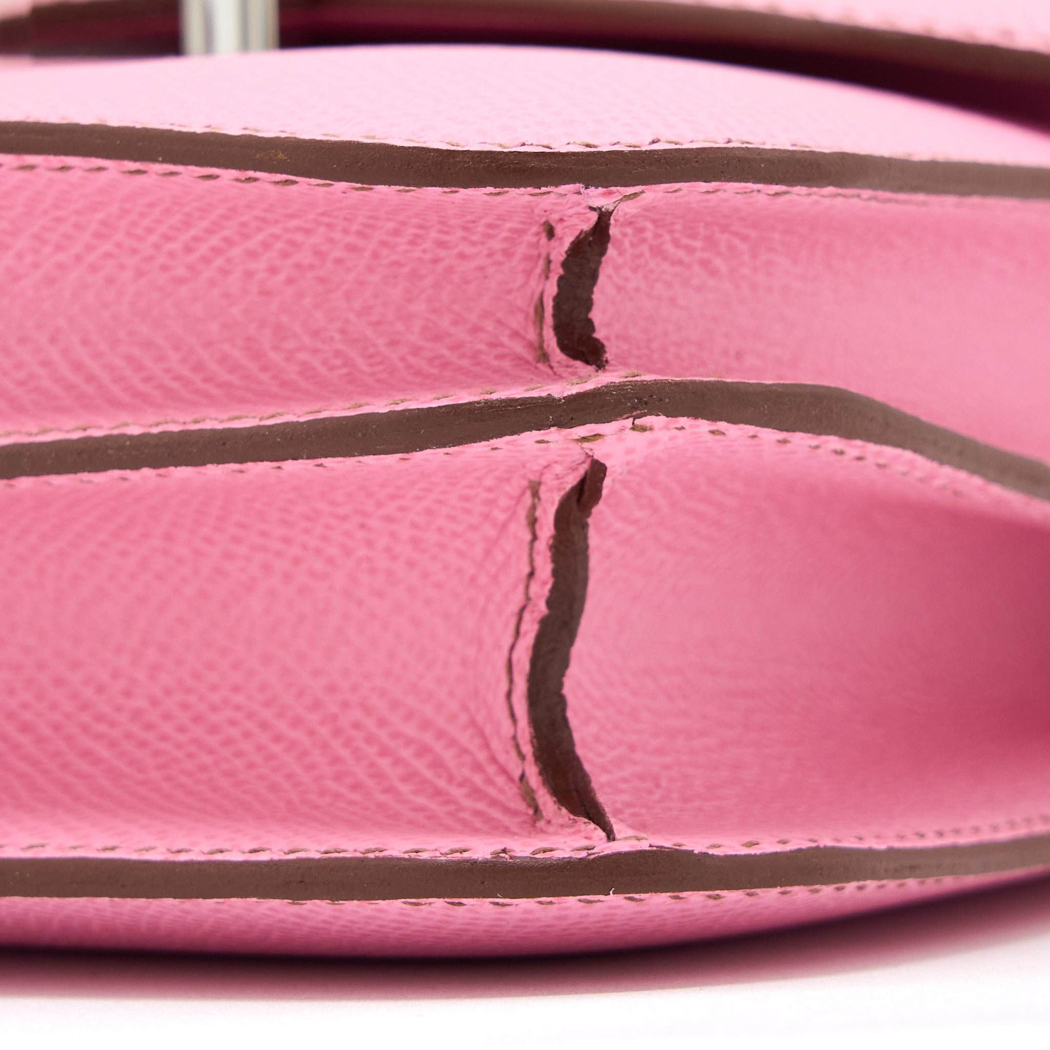 HERMES MINI CONSTANCE EPSOM 5P BUBBLEGUM PINK SHW