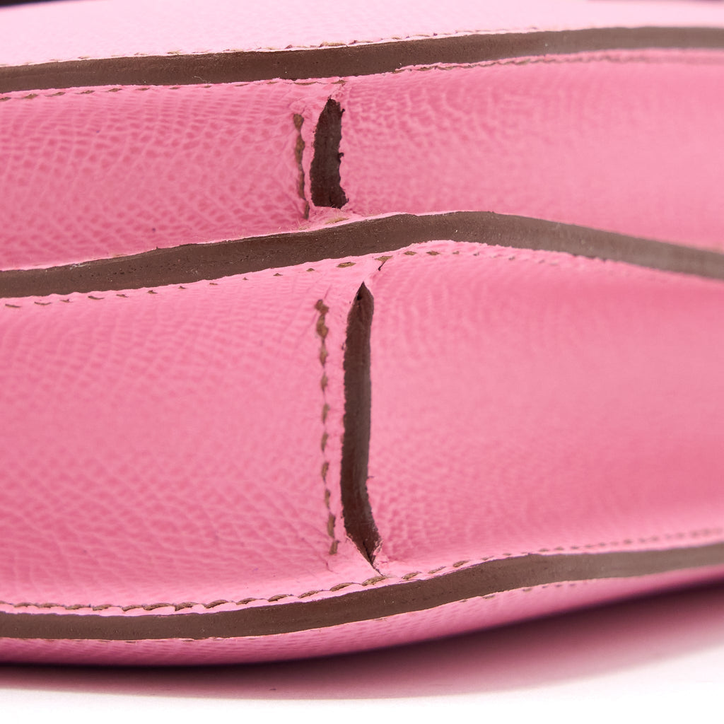 HERMES MINI CONSTANCE EPSOM 5P BUBBLEGUM PINK SHW