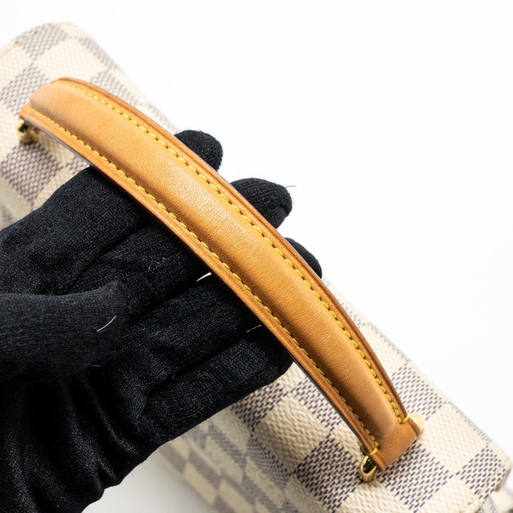 LOUIS VUITTON CROISETTE DAMIER AZUR CANVAS GHW