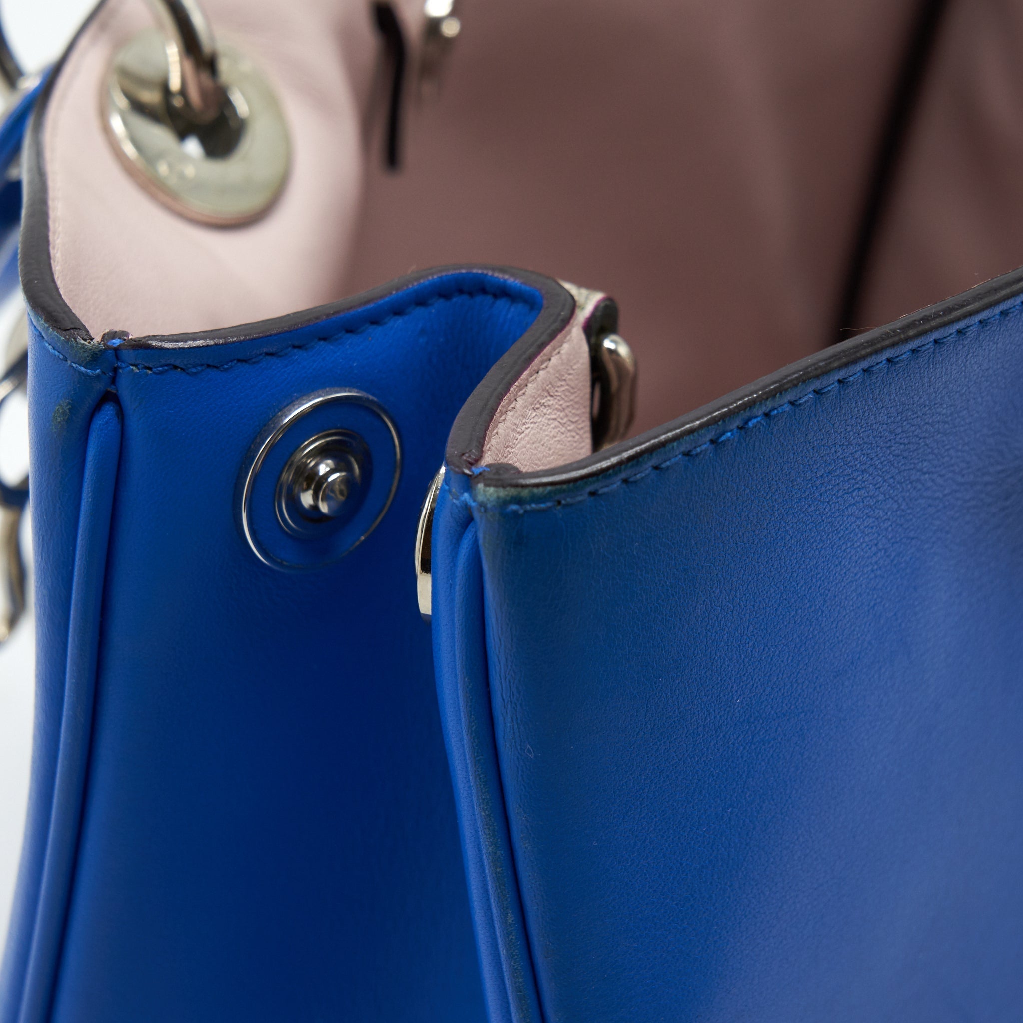 DIOR DIORISSIMO TOTE BAG BLUE SHW