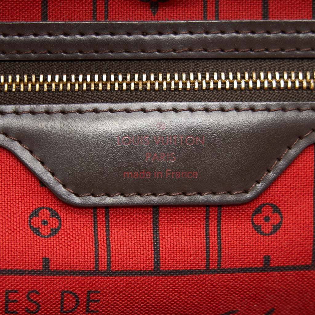 LOUIS VUITTON NEVERFULL MM DAMIER EBENE