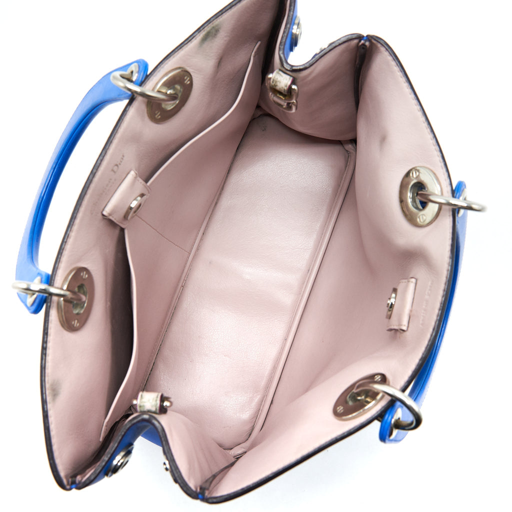 DIOR DIORISSIMO TOTE BAG BLUE SHW