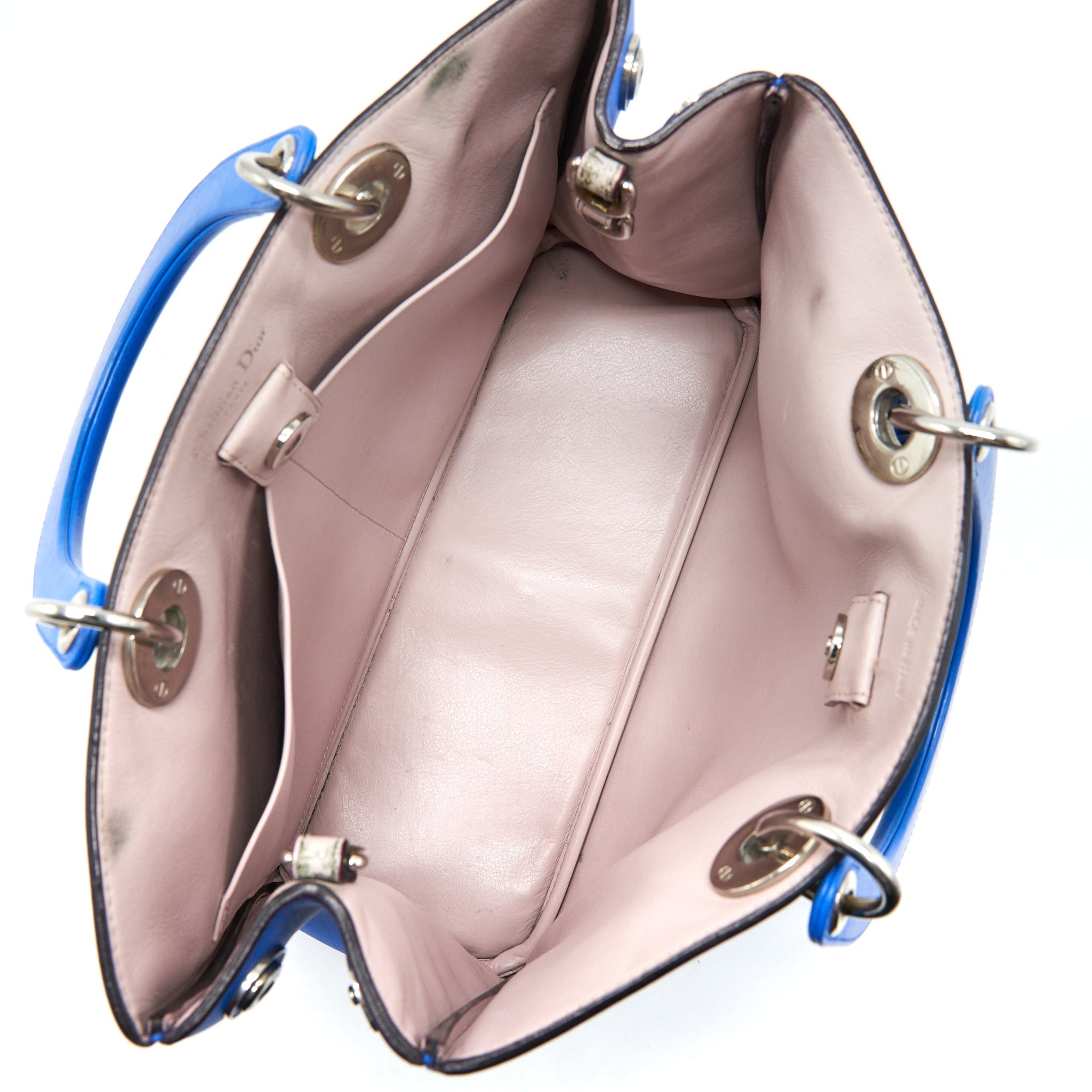 DIOR DIORISSIMO TOTE BAG BLUE SHW