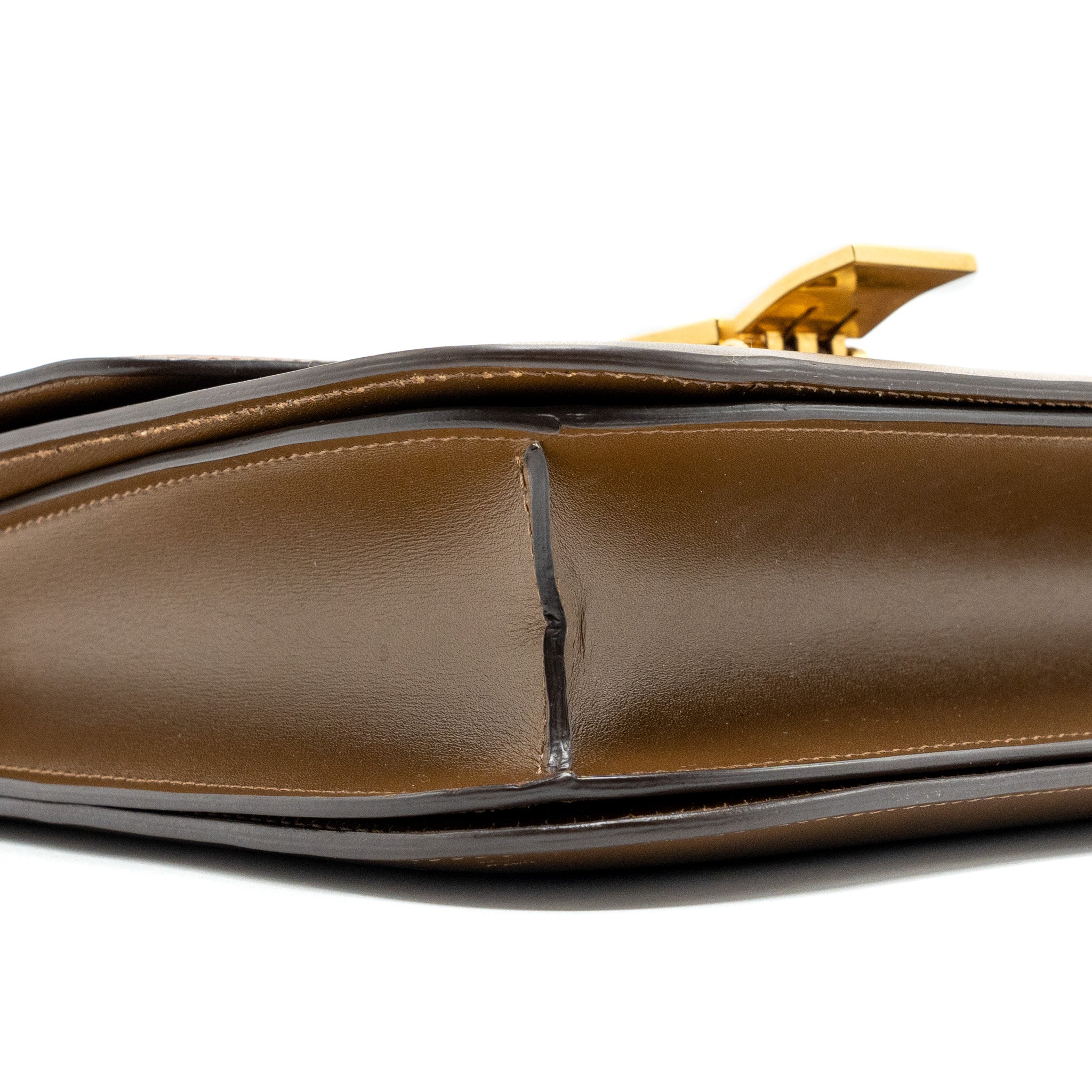 CELINE MEDIUM CLASSIC BOX BAG CALFSKIN CAMEL GHW