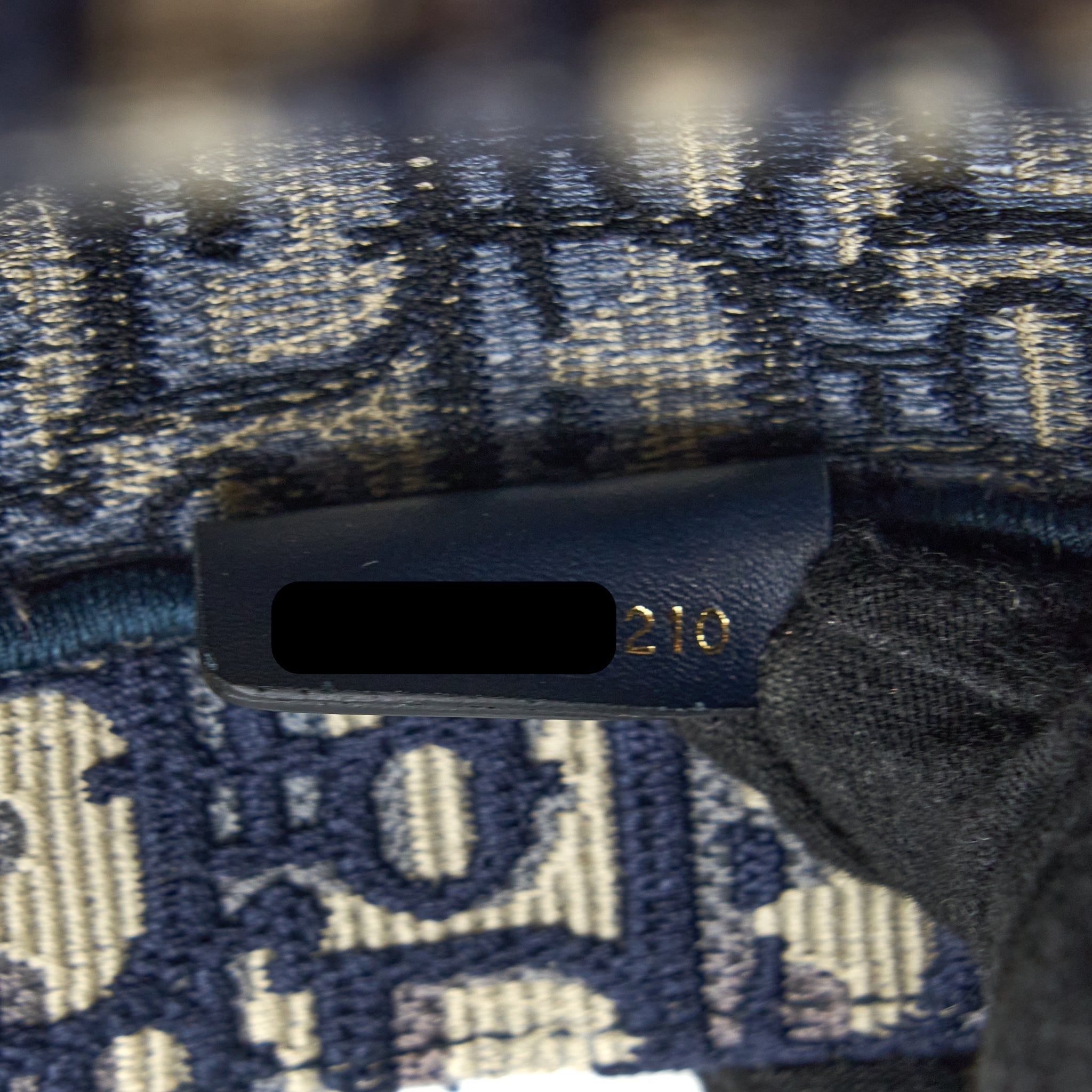 DIOR MEDIUM BOOK TOTE BLUE OBLIQUE EMBROIDERY