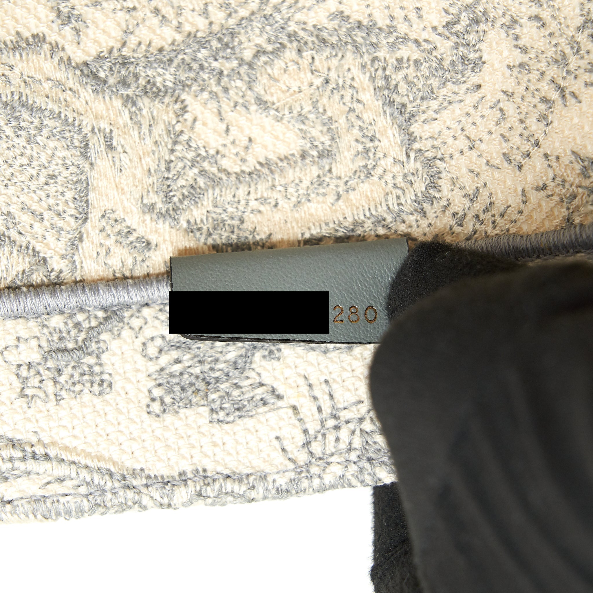 DIOR SMALL DIOR BOOK TOTE GRAY TOILE DE JOUY EMBROIDERY AN EXTRA DIOR TWILLY