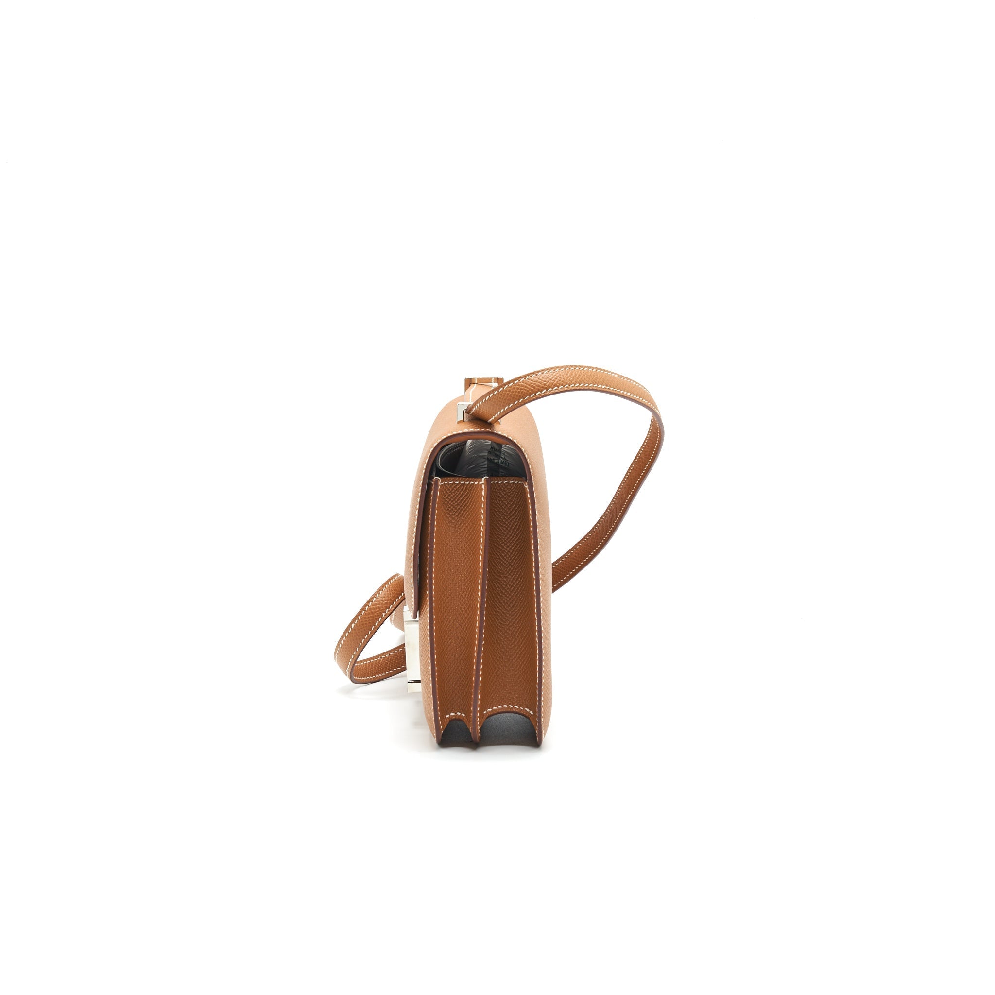 HERMES MINI CONSTANCE EPSOM 37 GOLD WITH SHW