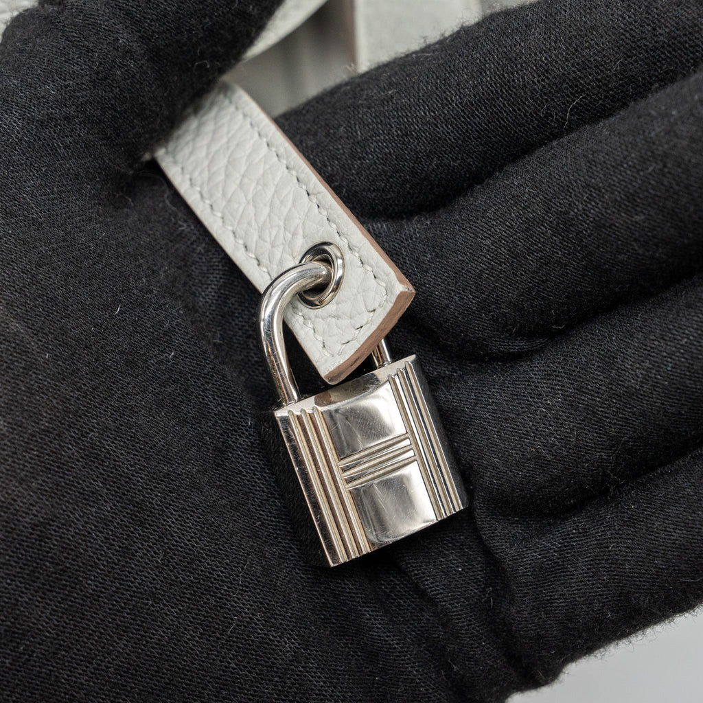 HERMES PICOTIN 18 LOCK BAG CLEMENCE GRIS PERLE SHW
