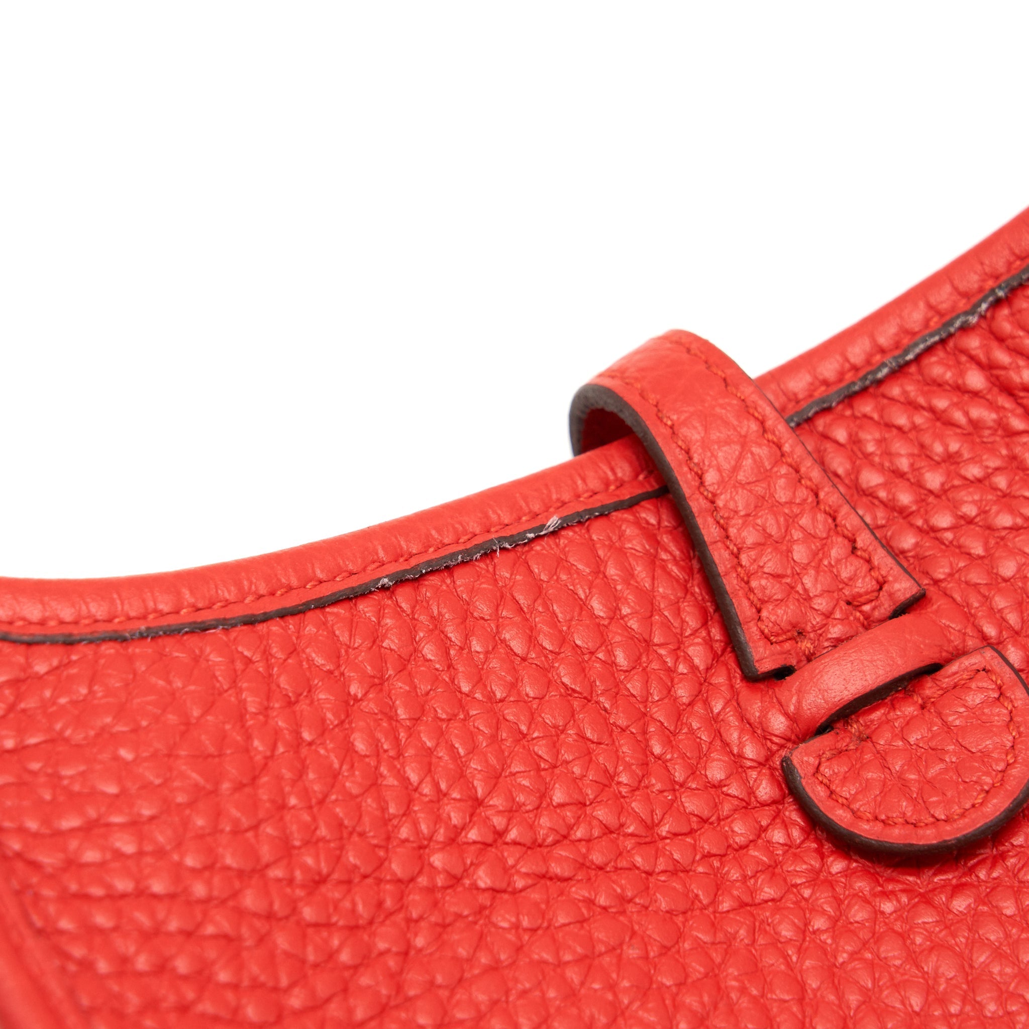 HERMES MINI EVELYNE ROUGE TOMATE SHW