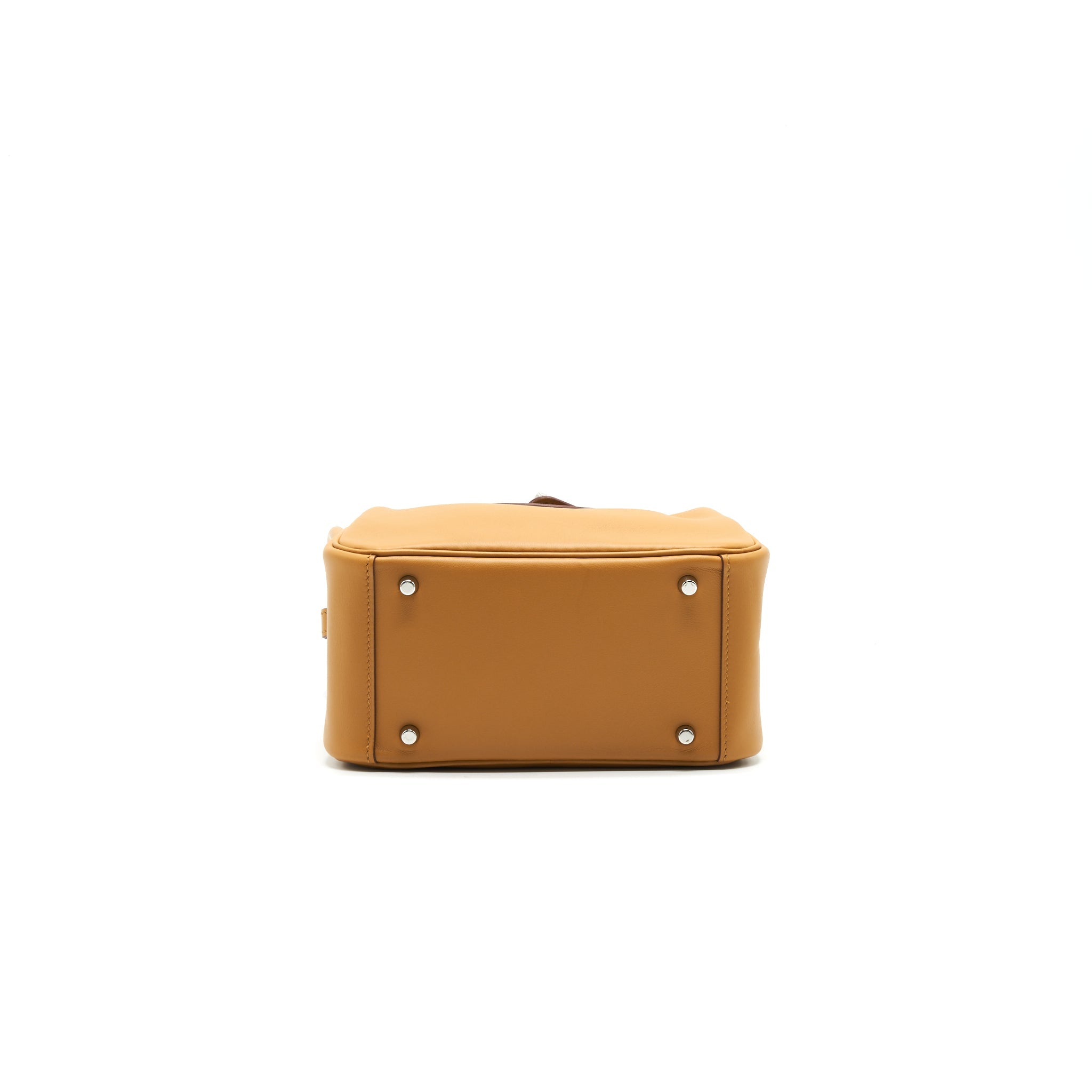 HERMES MINI LINDY SWIFT LEATHER SESAME WITH SHW