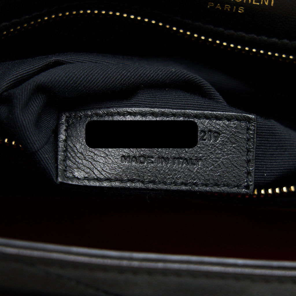 SAINT LAURENT MEDIUM NIKI BAG LAMBSKIN BLACK GHW