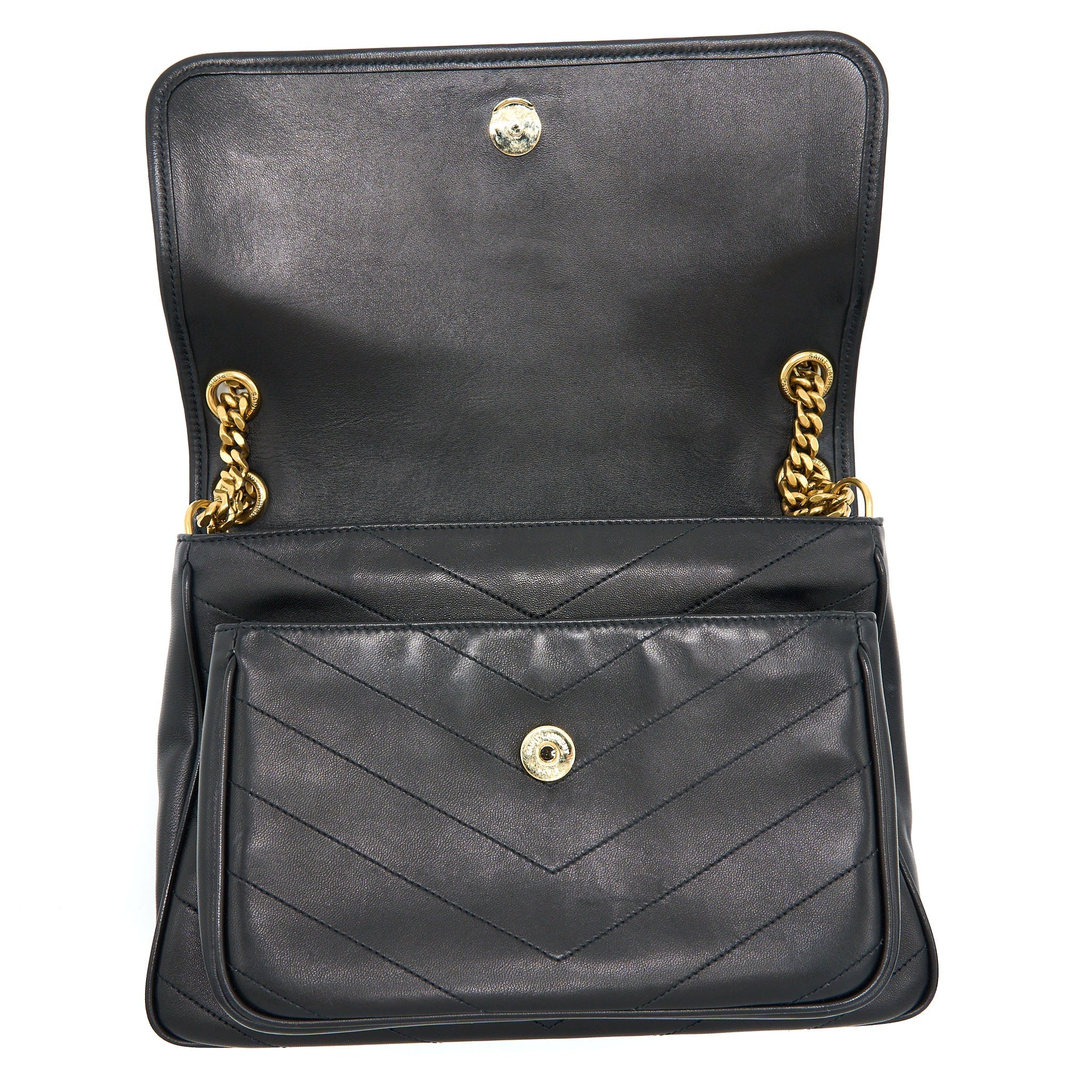 SAINT LAURENT MEDIUM NIKI BAG LAMBSKIN BLACK GHW