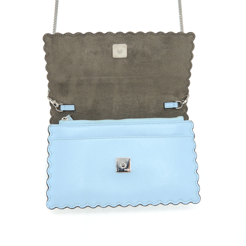 FENDI WALLET ON CHAIN MONSTER BLUE