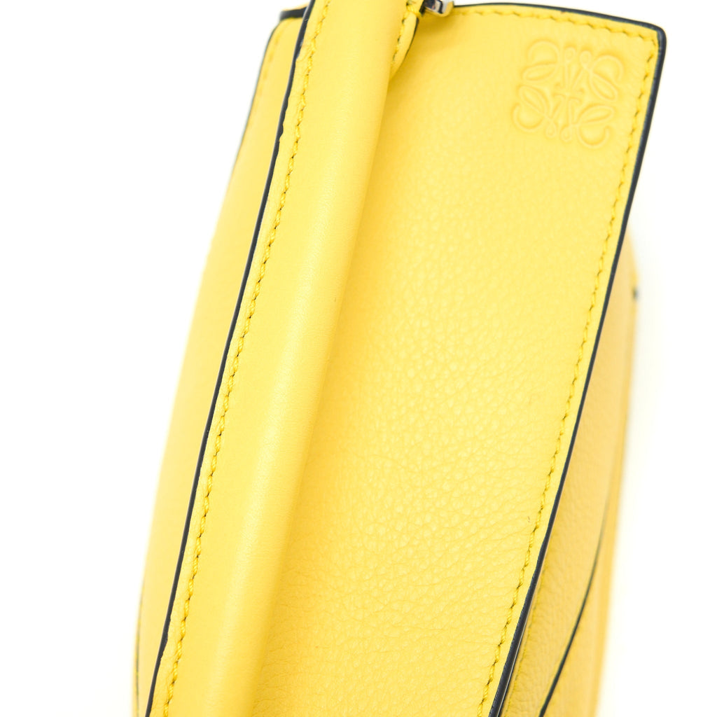 LOEWE MINI PUZZLE BAG CALFSKIN YELLOW SHW