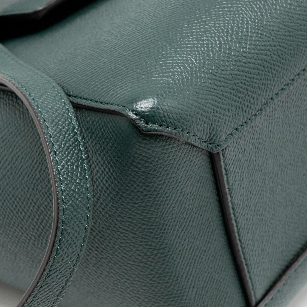 CELINE MICRO BELT BAG CALFSKIN GREEN GHW