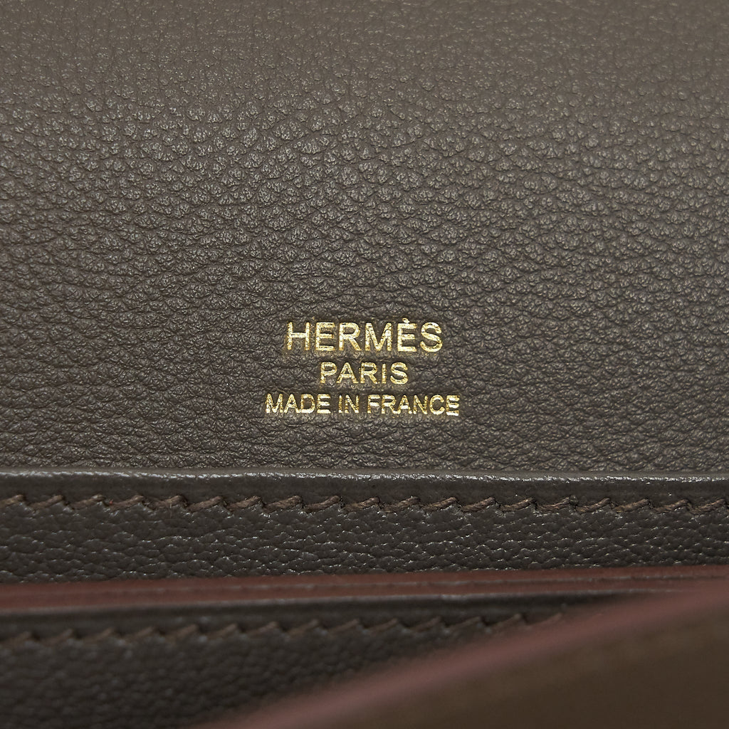 HERMES MINI ROULIS EVERCOLOR GRIS ETAIN GHW