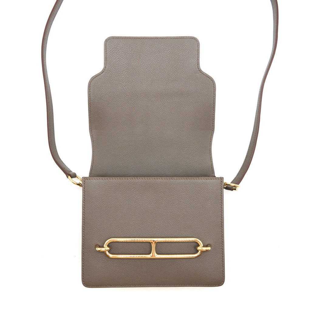 HERMES MINI ROULIS EVERCOLOR GRIS ETAIN GHW