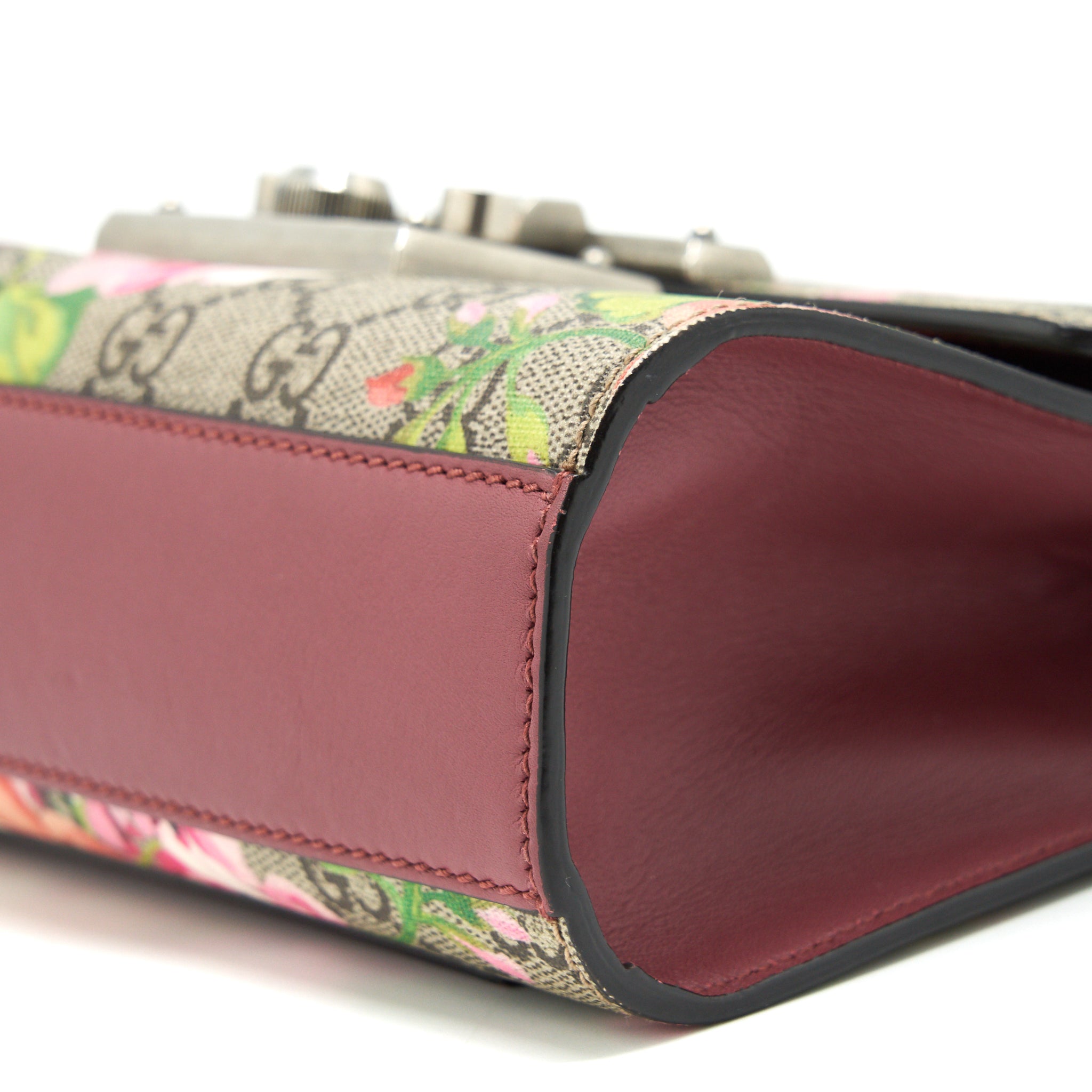 GUCCI SMALL PADLOCK PRINT PINK