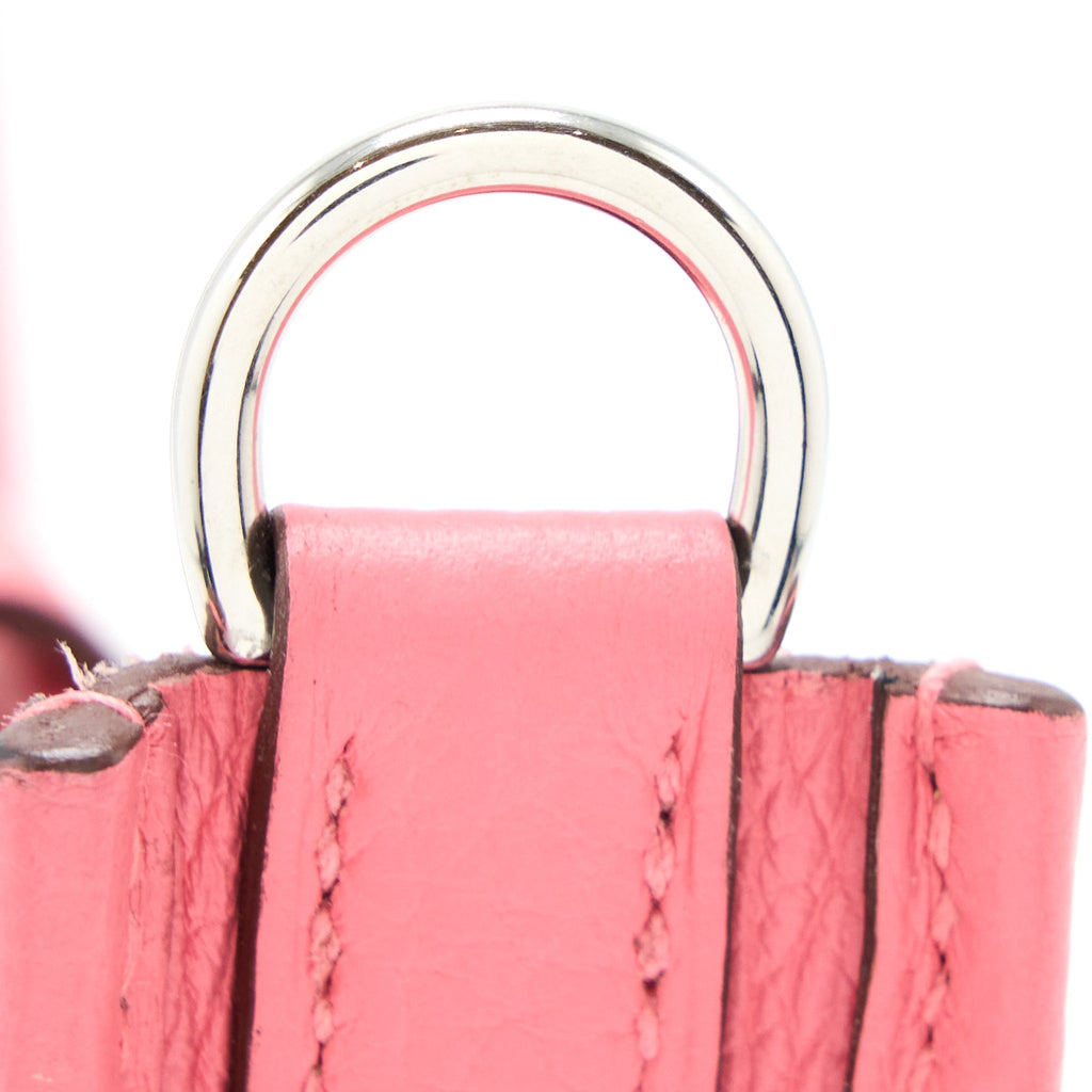 HERMES MINI EVELYNE CLEMENCE ROSE AZALEE SHW