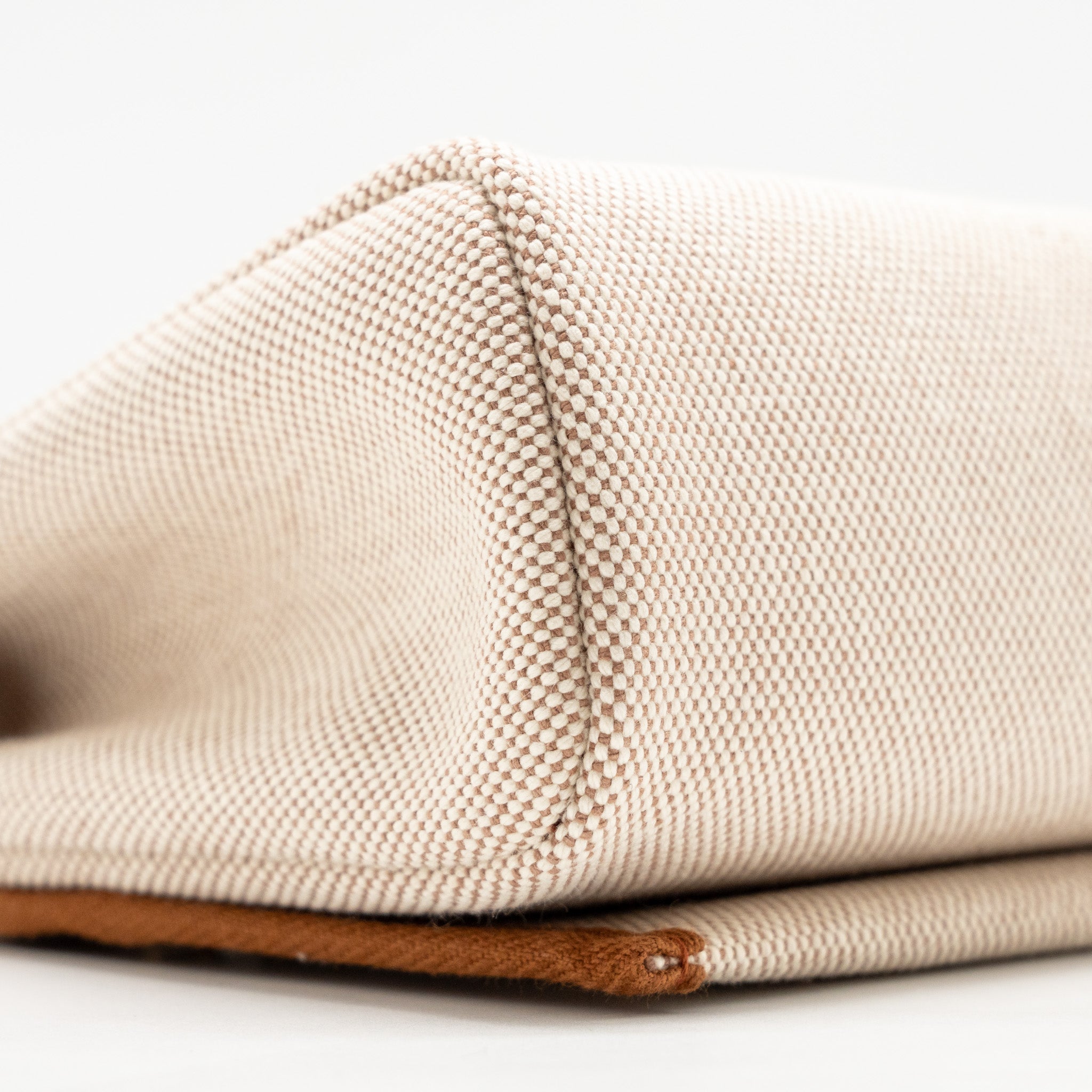 HERMES HERBAG MINI CANVAS/HUNTER LEATHER ECRU-BEIGE/ FAUVE GHW
