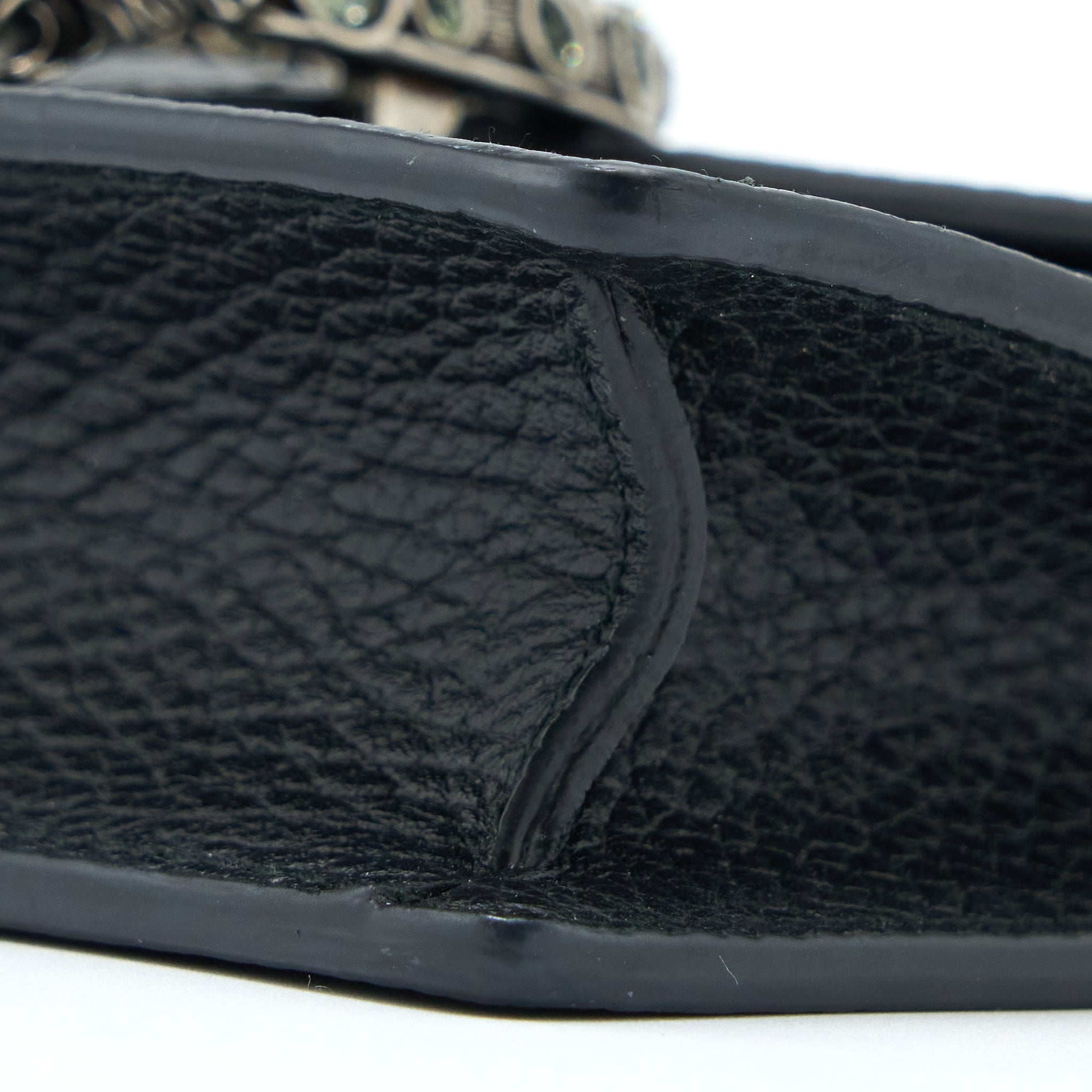 GUCCI SUPER MINI DIONYSUS BAG CALFSKIN BLACK RUTHENIUM HARDWARE