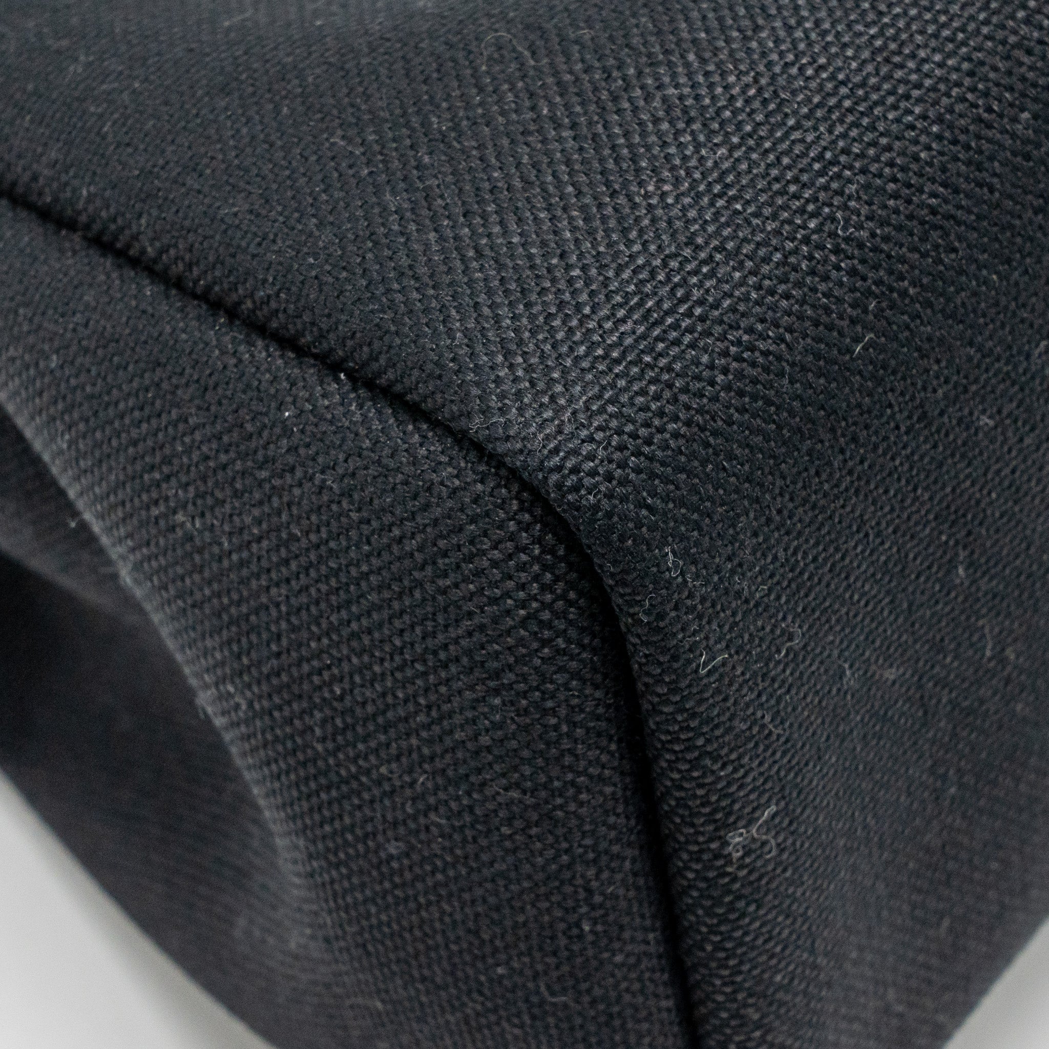 HERMES HERBAG 31 ZIP BAG CANVAS/ HUNTER LEATHER BLACK GHW