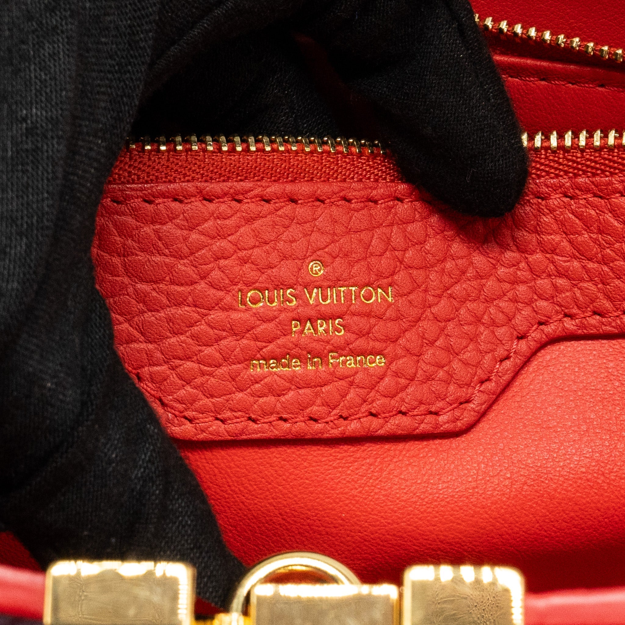 LOUIS VUITTON CAPUCINES GM TAURILLON PINK GHW
